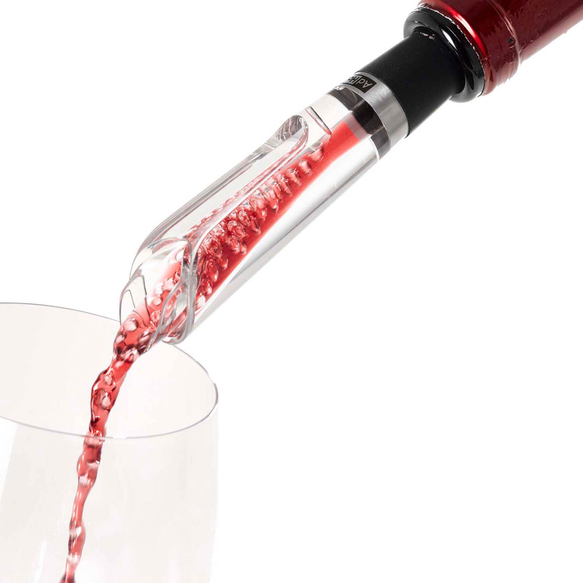 AdHoc Wein-Genießer-Set VINE mit Flaschenverschluss, Weinbelüfter, Partikelfilter