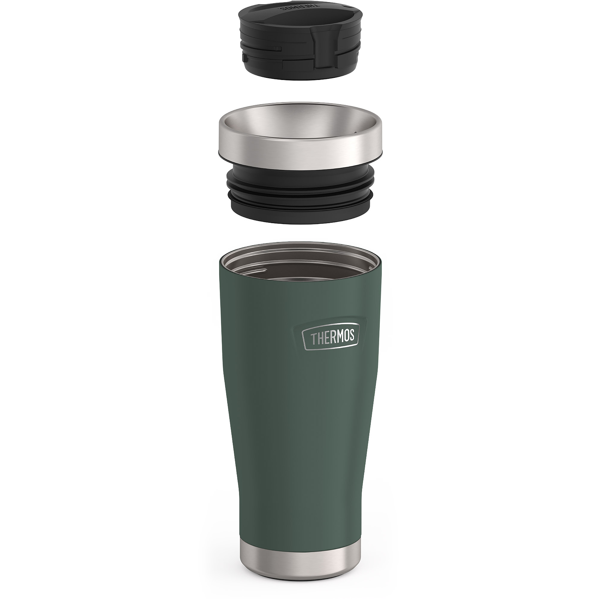 THERMOS Isoliertrinkbecher ICON MUG 0,47 Liter Edelstahl doppelwandig forest