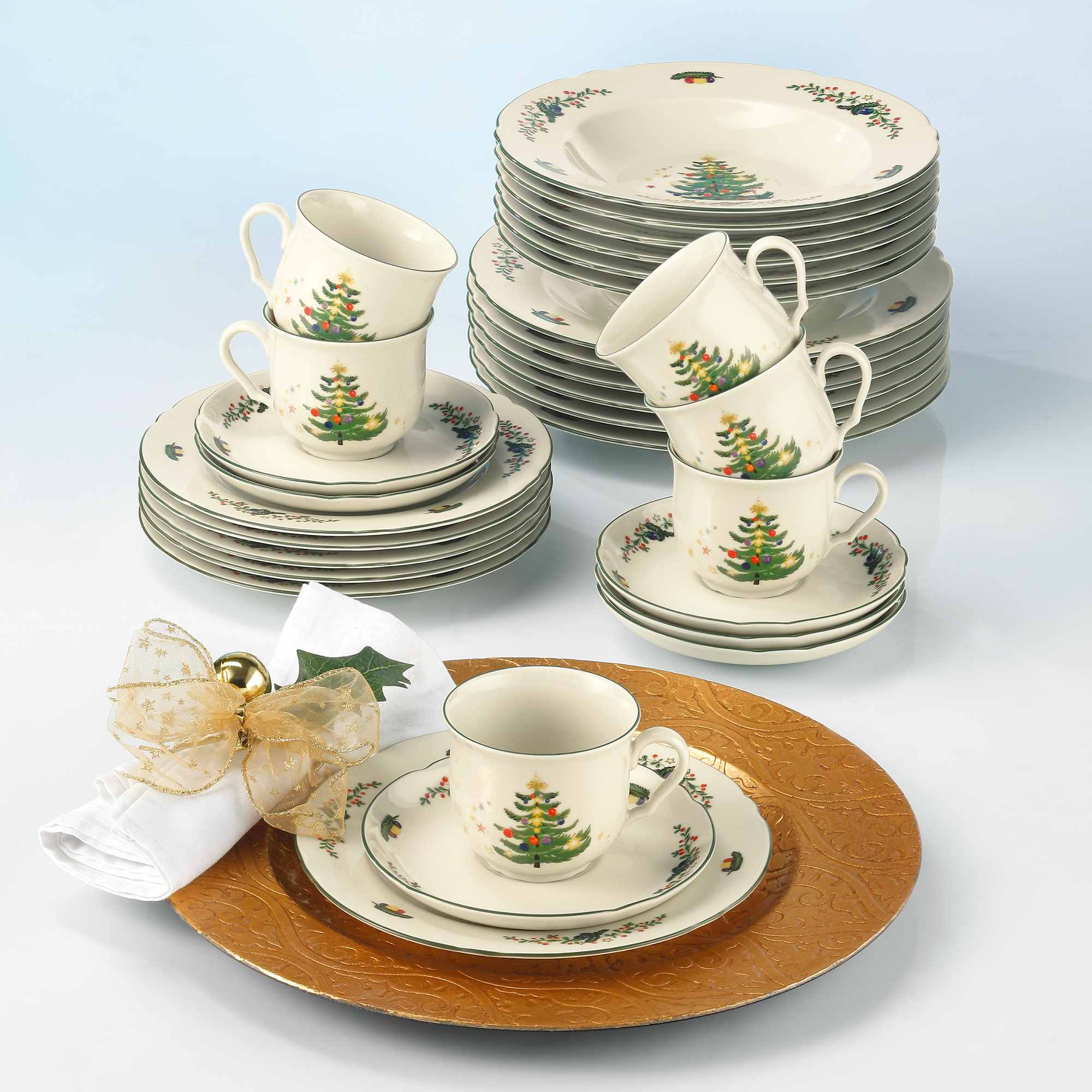 Seltmann Weiden MARIELUISE Weihnachten 43607 Becher mit Henkel 0,27 L 6 Stück