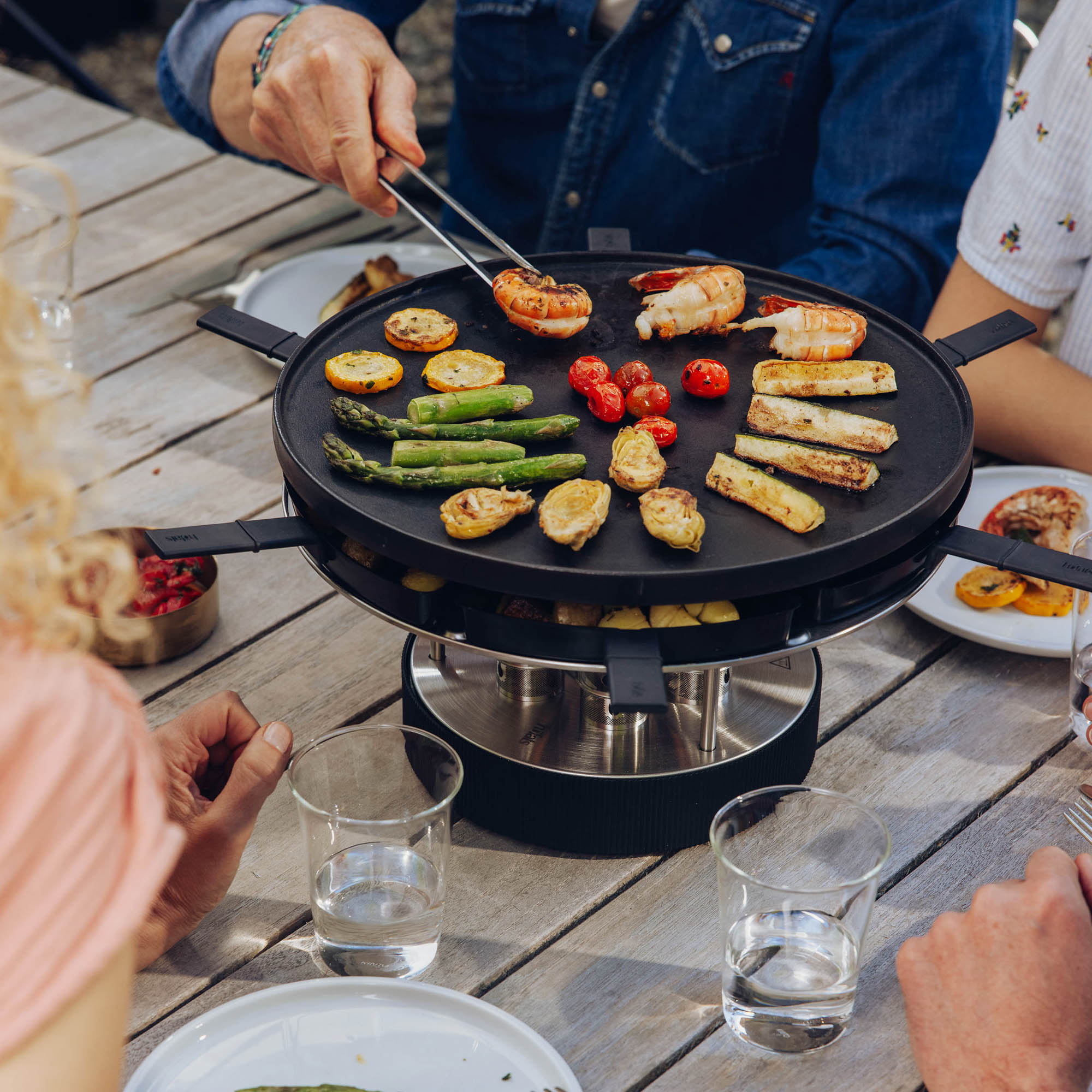 HÖFATS Set mit 6 Pfännchen für Tischgrill CIRCLE 35 Raclette-Pfännchen