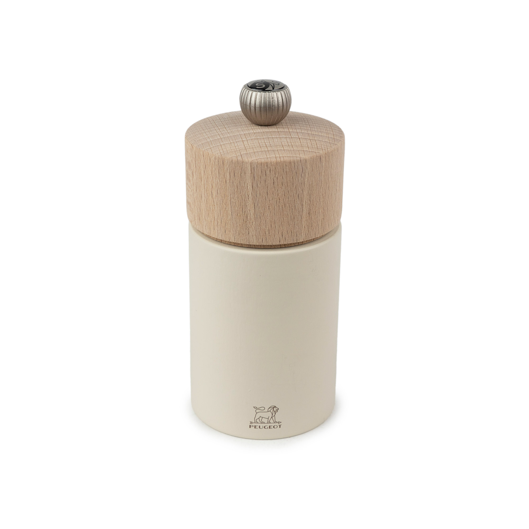 PEUGEOT Salzmühle BOREAL 12 cm Buchenholz kieselgrau mit ZIRLION-Mahlwerk