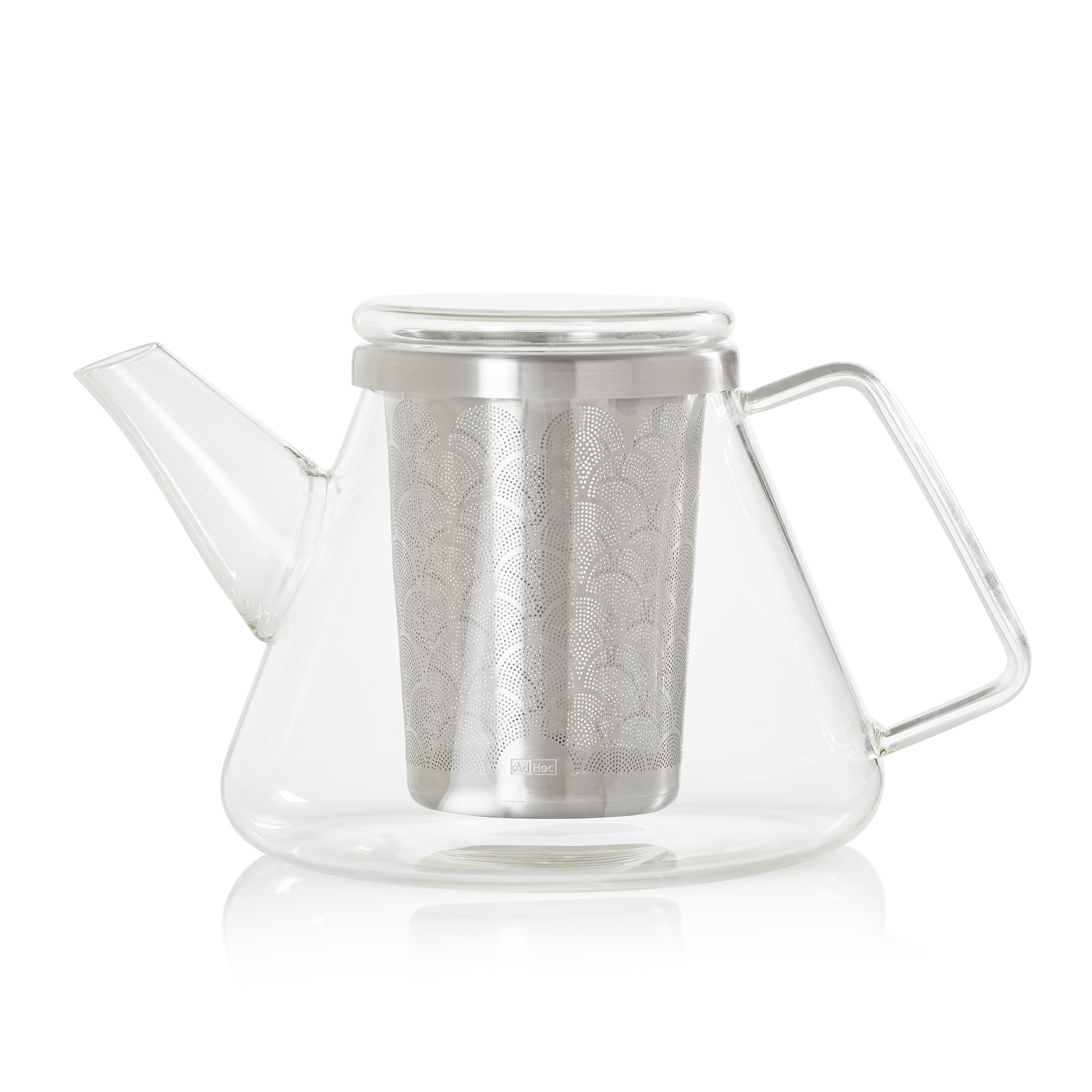 AdHoc Teekanne FUSION aus Borosilikatglas 1,0 Liter