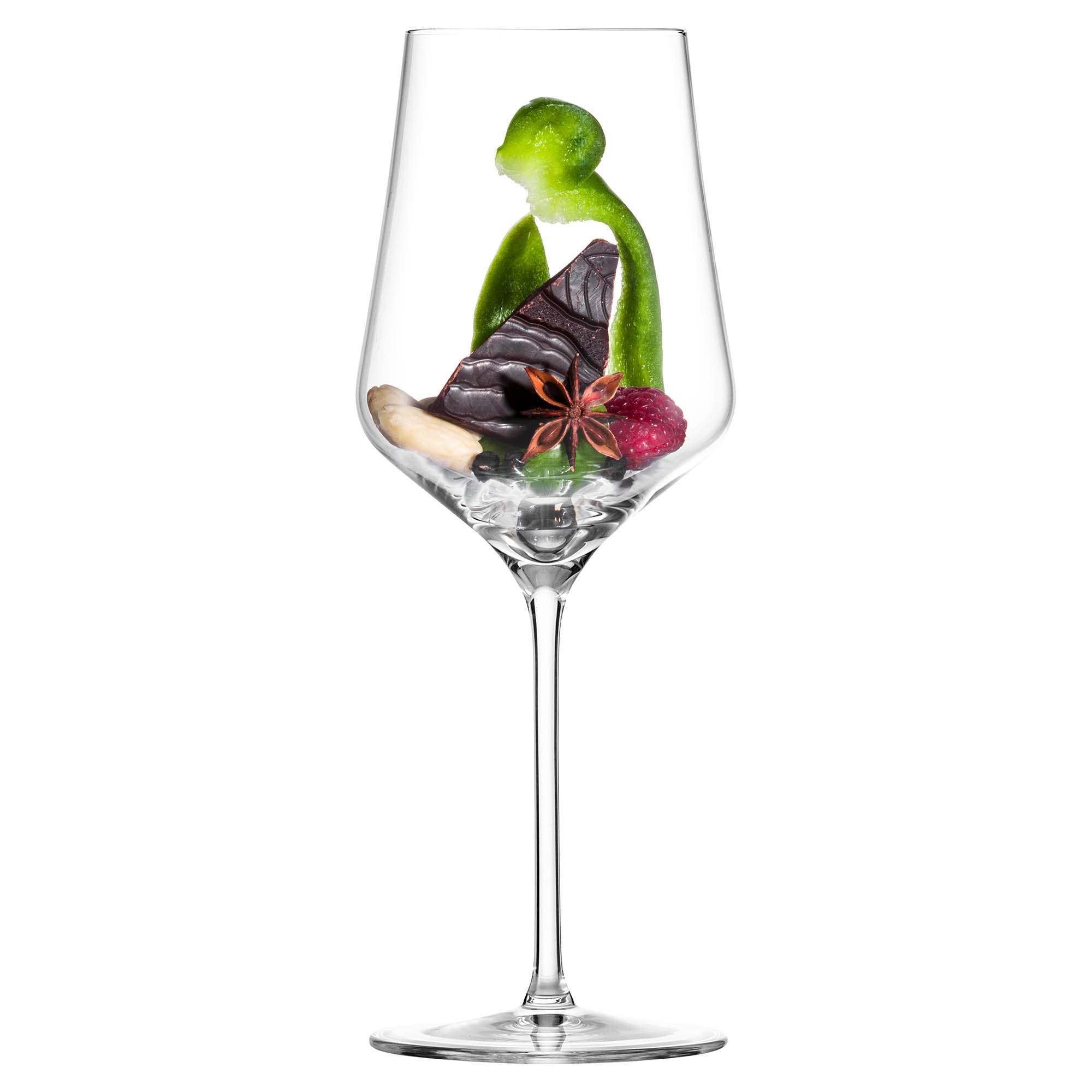 EISCH Serie SKY SENSISPLUS Rotweinglas 2 Stück à 490 ml im Geschenk-Set CUVÉE