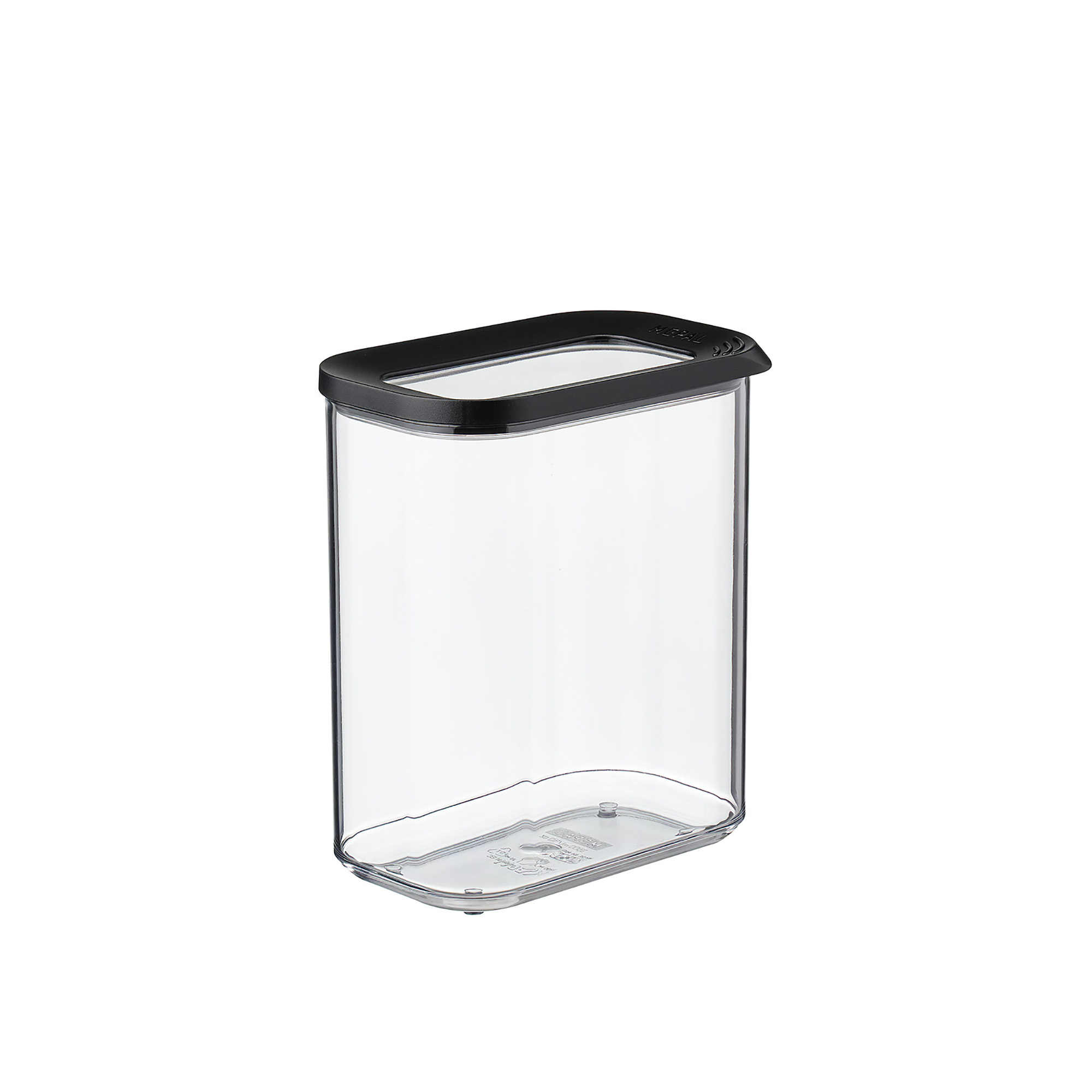 MEPAL Vorratsdose MODULA 1,5 Liter transparent schwarz