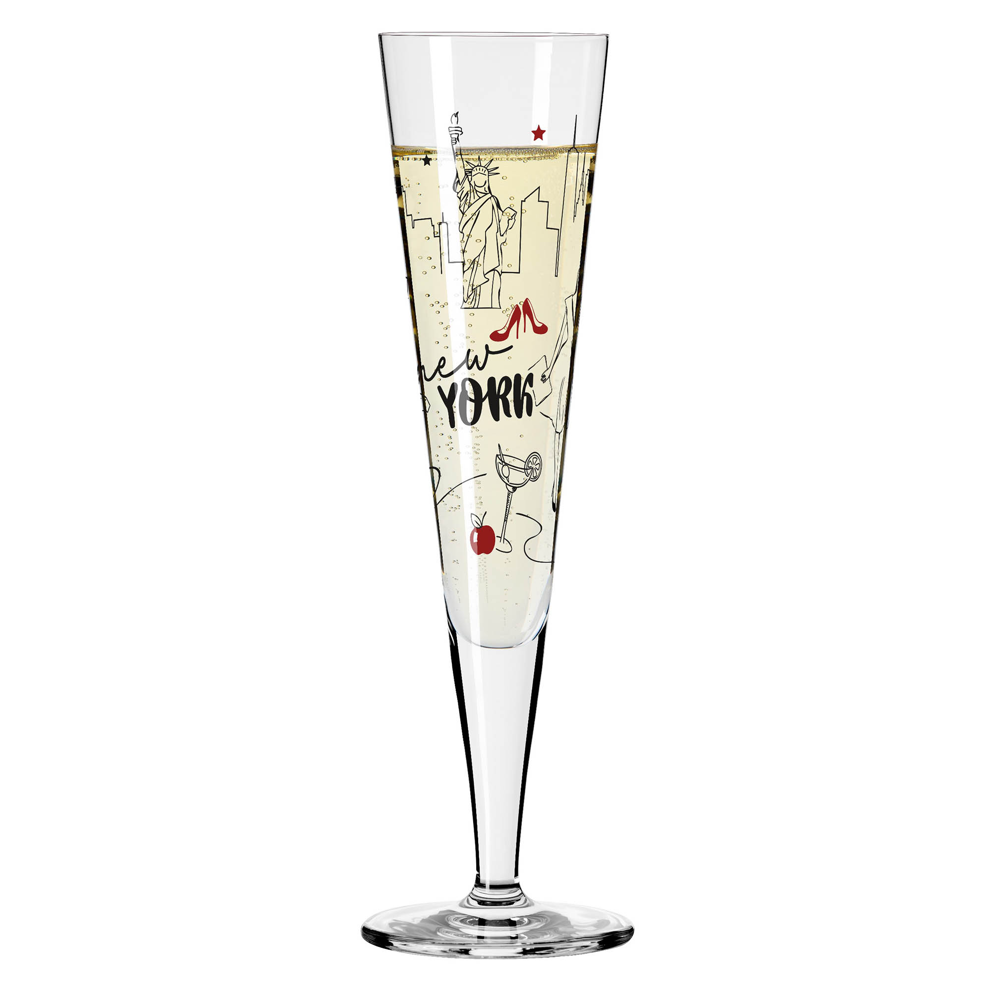 RITZENHOFF Champagnerglas CHAMPUS NEW YORK EDITION Inhalt 205 ml
