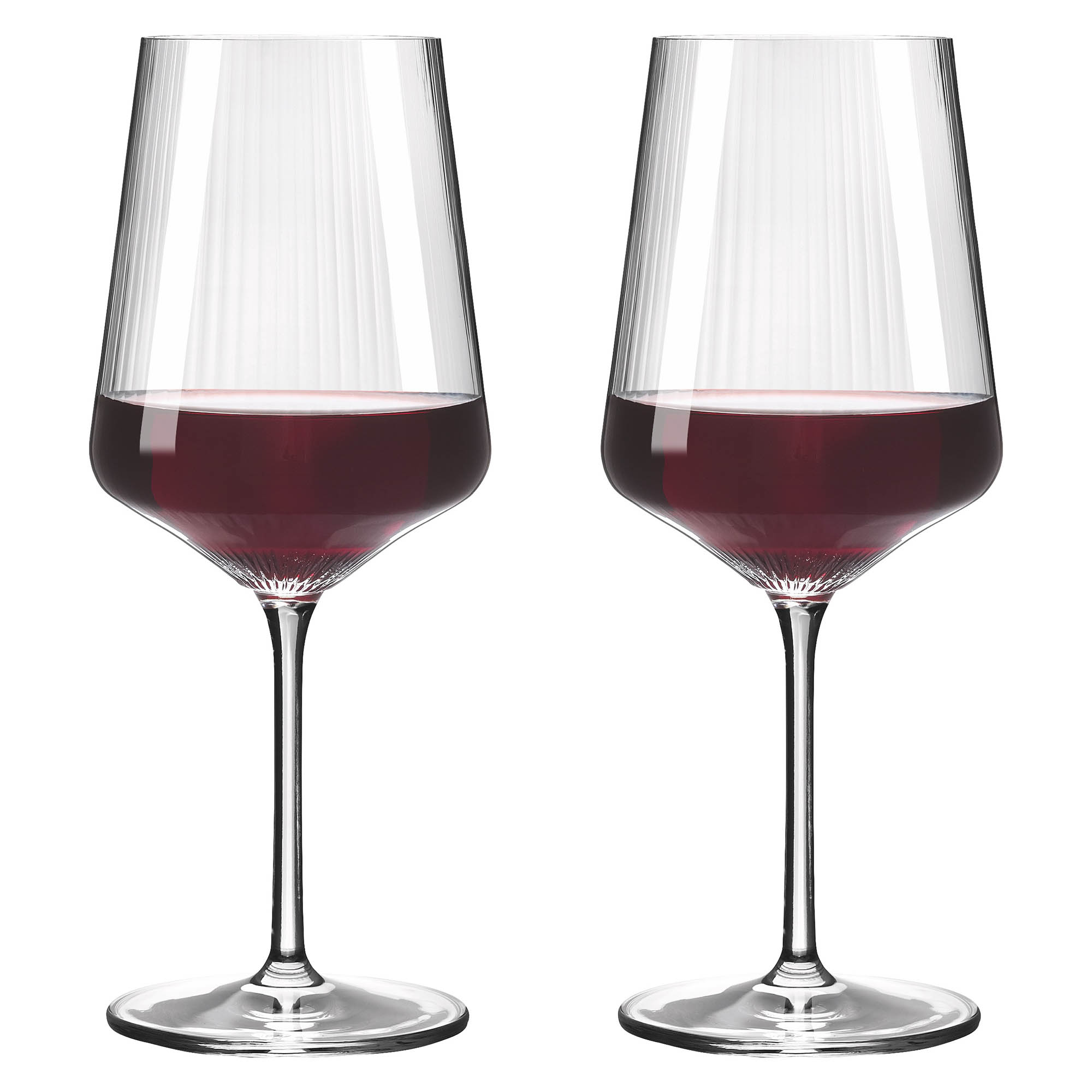 RITZENHOFF 2er-Set Rotweinglas SONNENSCHLIFF Inhalt je 536 ml