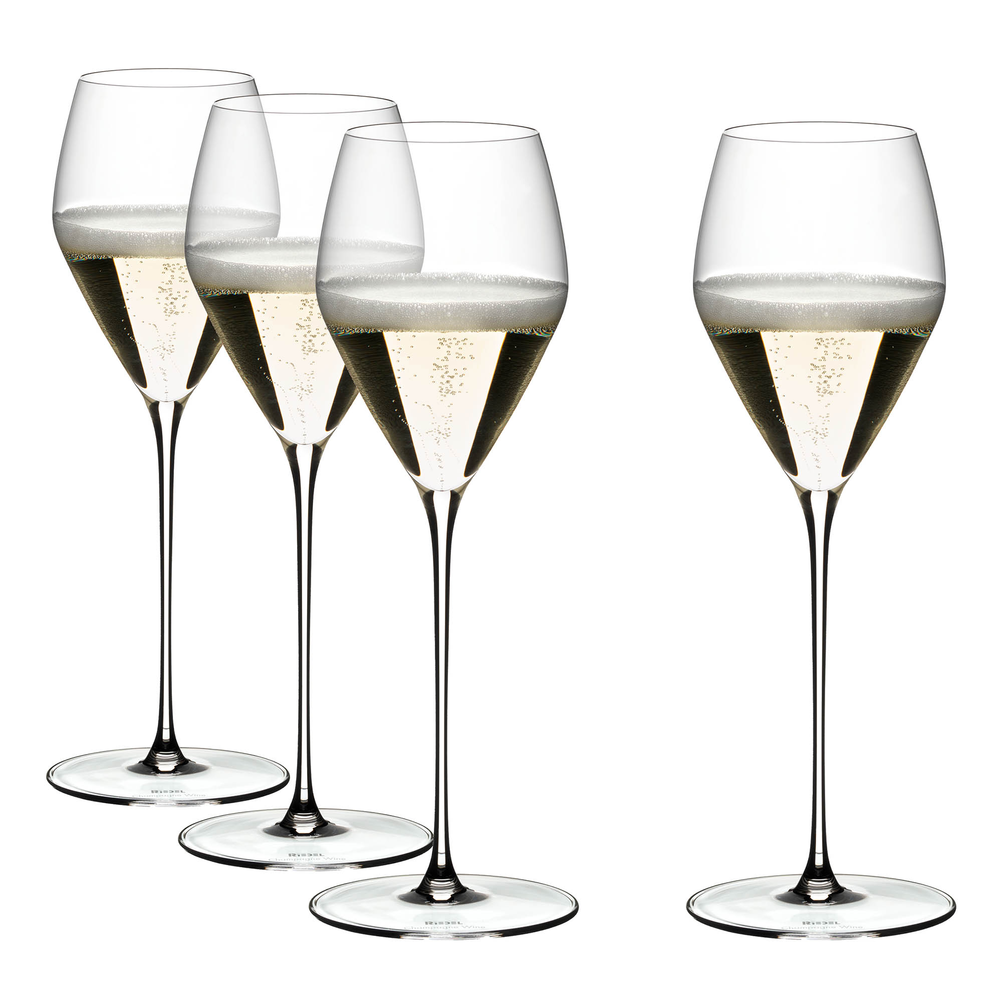 RIEDEL Serie VELOCE 4er-Vorteils-Set Champagner Weinglas Inhalt 327 ml