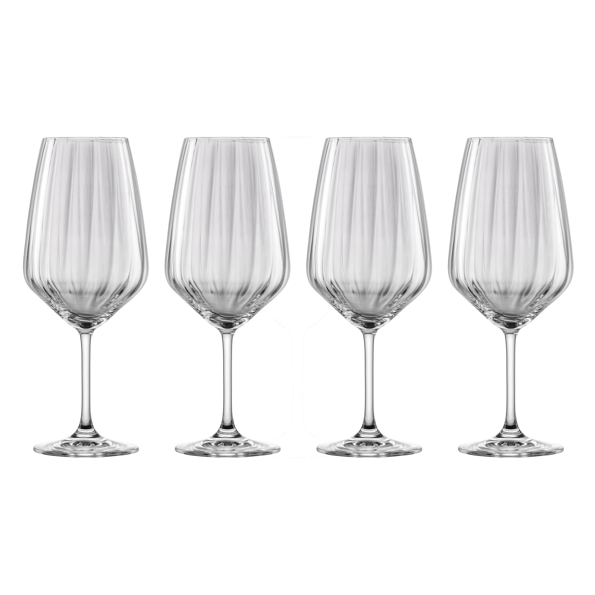 SCHOTT ZWIESEL Serie BLOSSOM Spritzglas Bordeauxglas 4 Stück Inhalt 656 ml