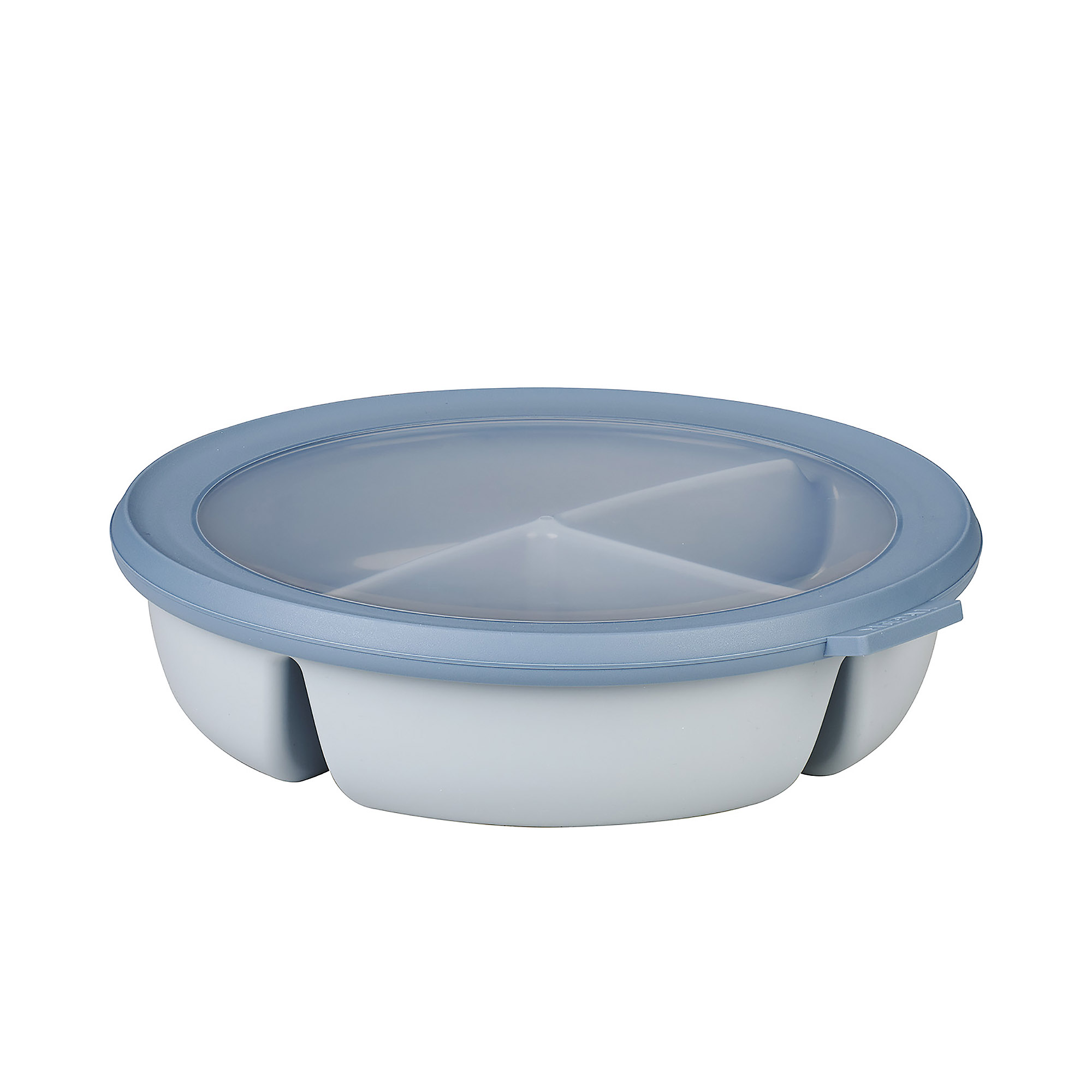 MEPAL Bento-Bowl CIRQULA 1,0 Liter dreigeteilt nordic blue