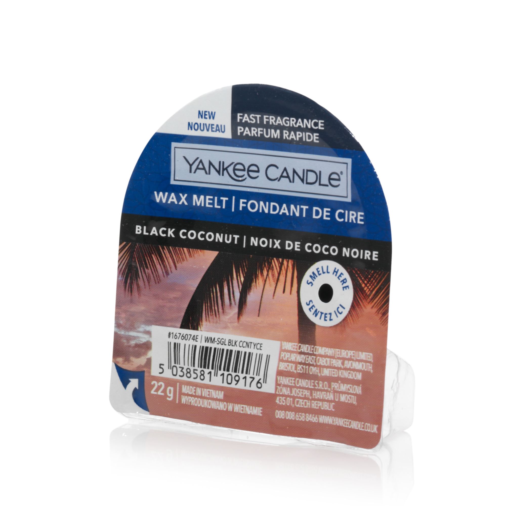 YANKEE CANDLE Wax Melt BLACK COCONUT 22 g Duftwachs