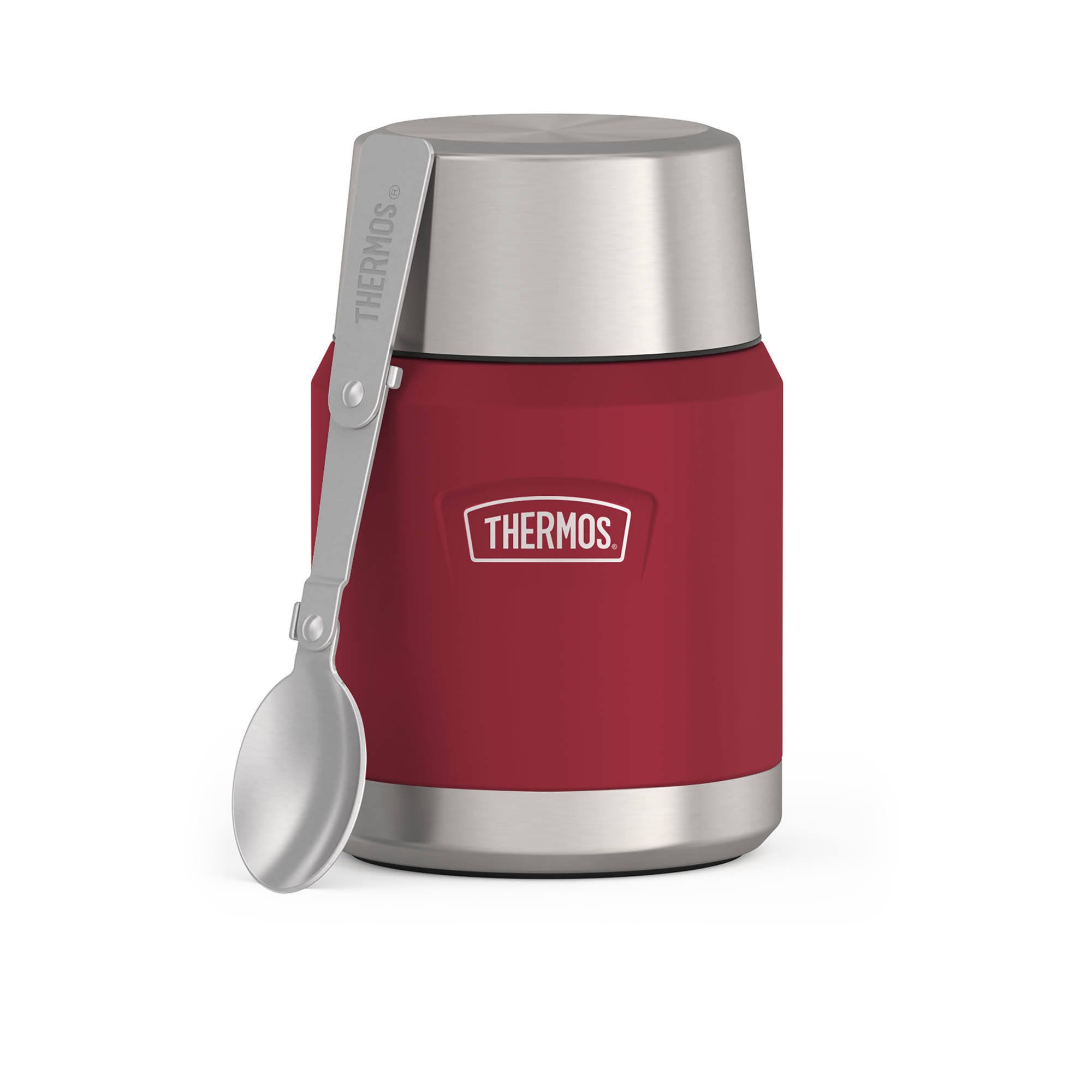 THERMOS insulated food jar ICON FOOD JAR 0.47 litre stainless steel double-walled berry