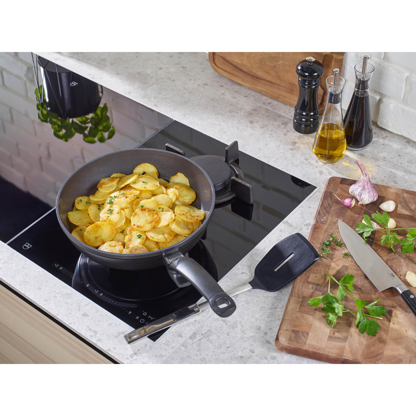 FISSLER CERATAL COMFORT ORBIT BLACK 24 cm Induction Frying Pan