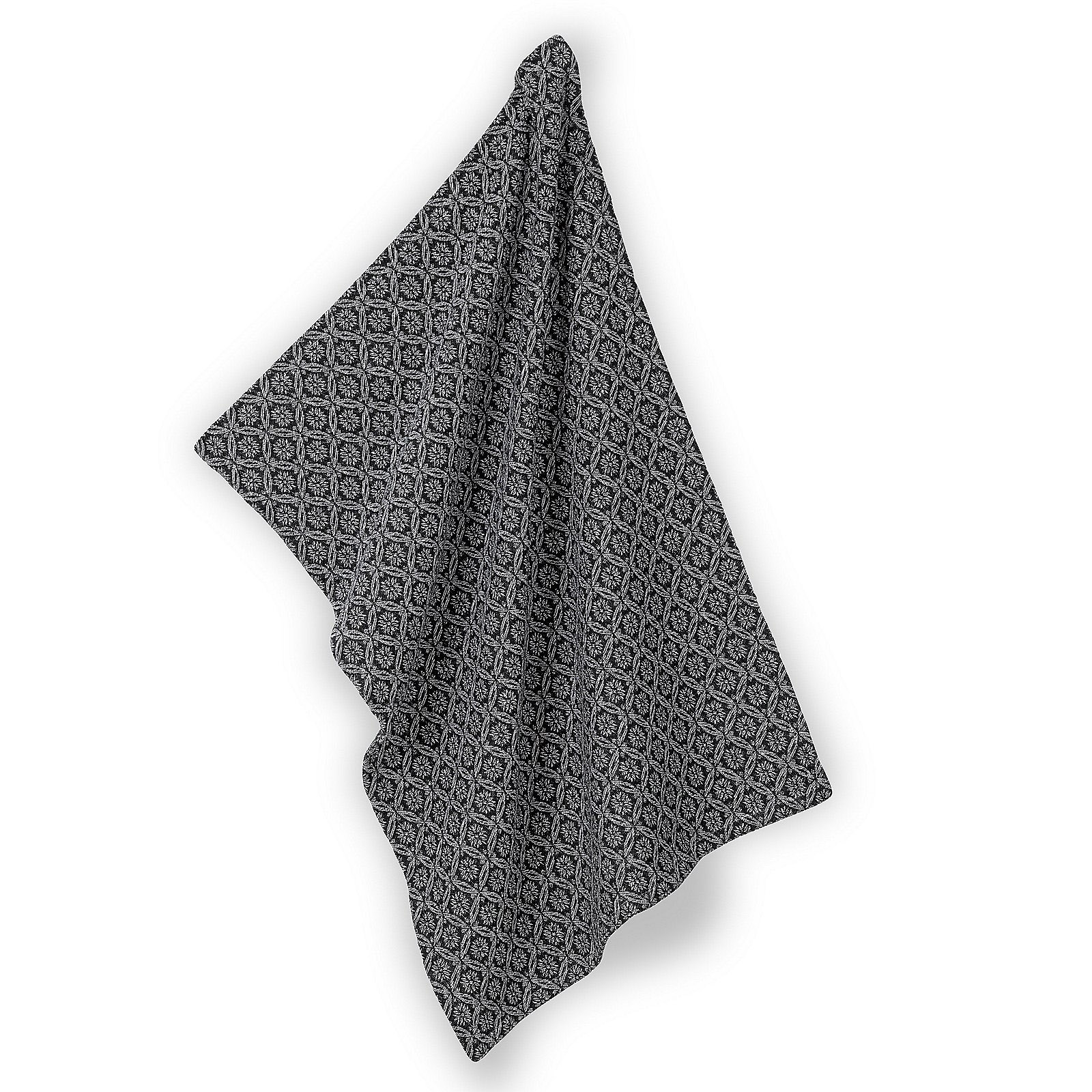 KELA Geschirrtuch GIANNA 50 x 70 cm Baumwolle schwarz/weiß