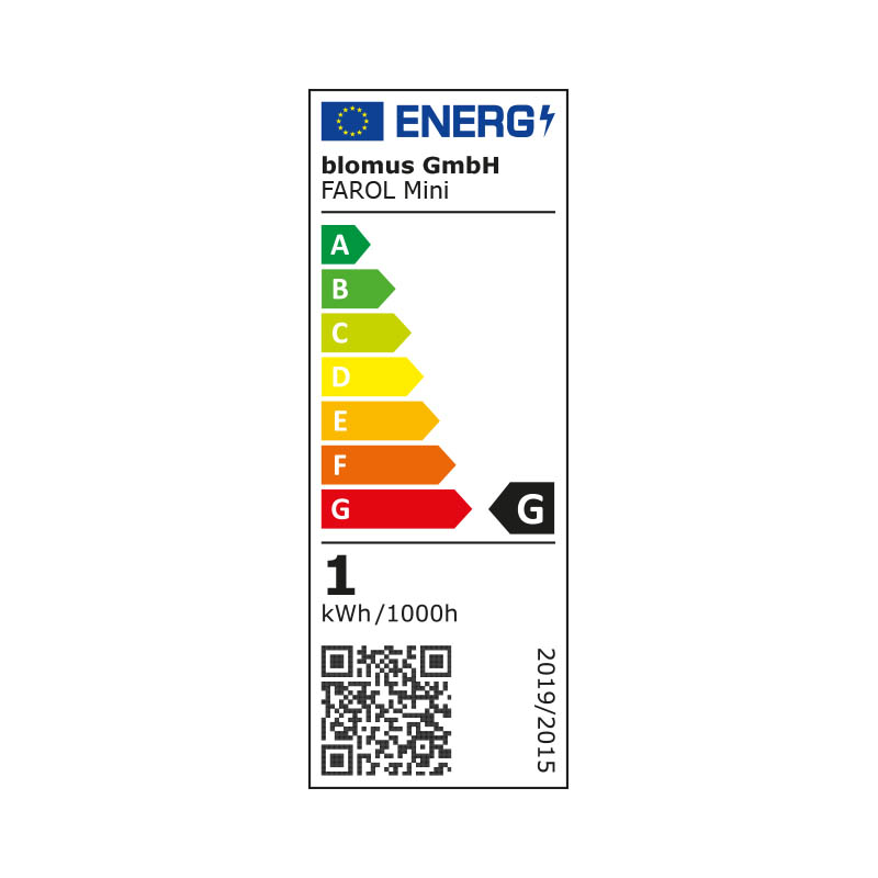 BLOMUS Mobile LED-Leuchte FAROL MINI für indoor und outdoor anthrazit metallic