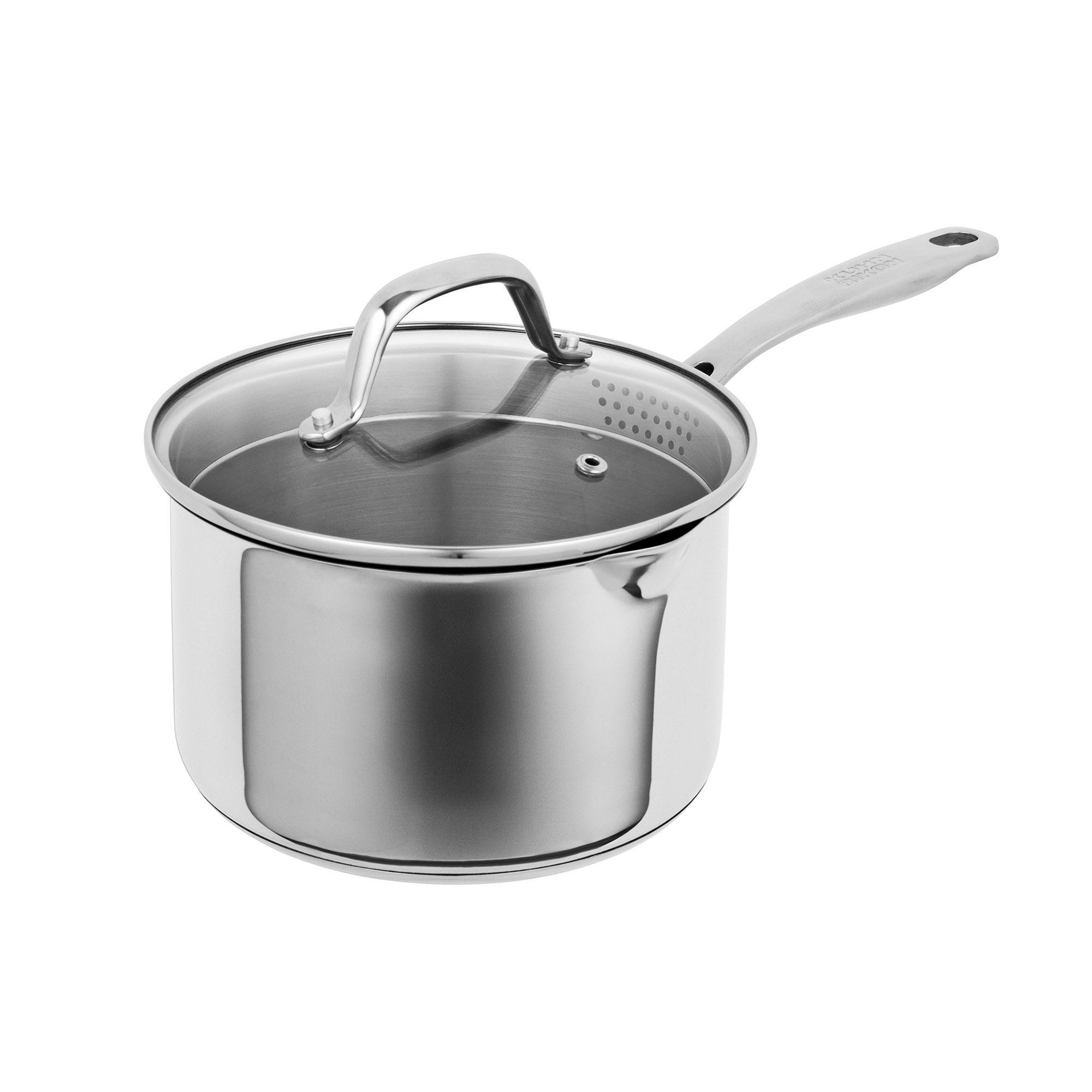 KUHN RIKON Stielkasserolle ALLROUND PLUS mit Glasdeckel 16 cm 1,9 Liter INDUKTION