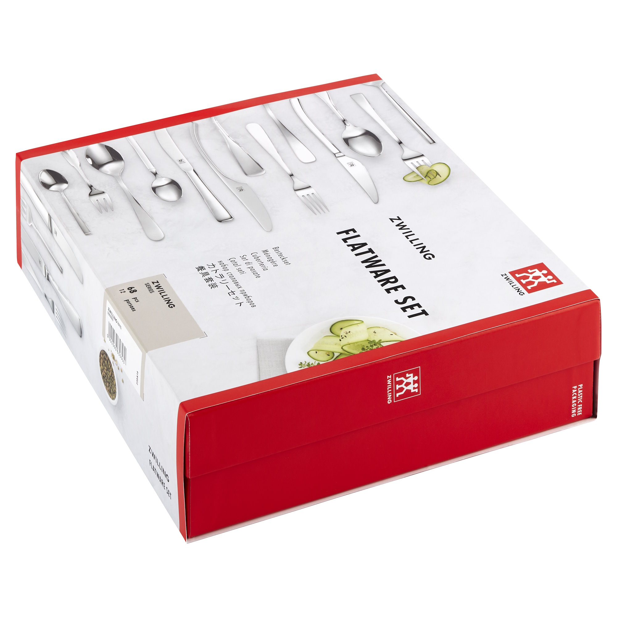 ZWILLING Besteck OSTFRIESEN 68 teilig Edelstahl mit Teelöffeln