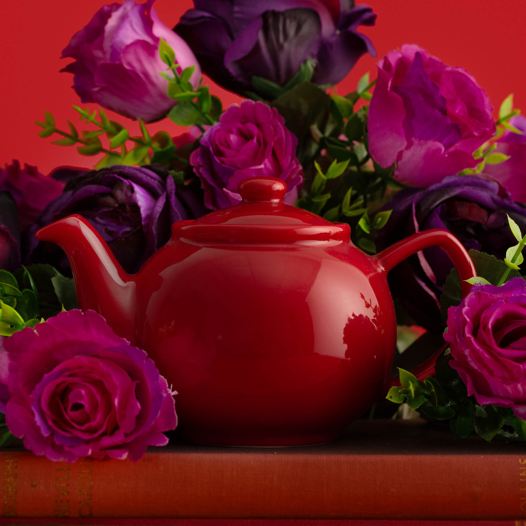 PRICE & KENSINGTON Teekanne 1,5 Liter für 10 Tassen glänzend rot