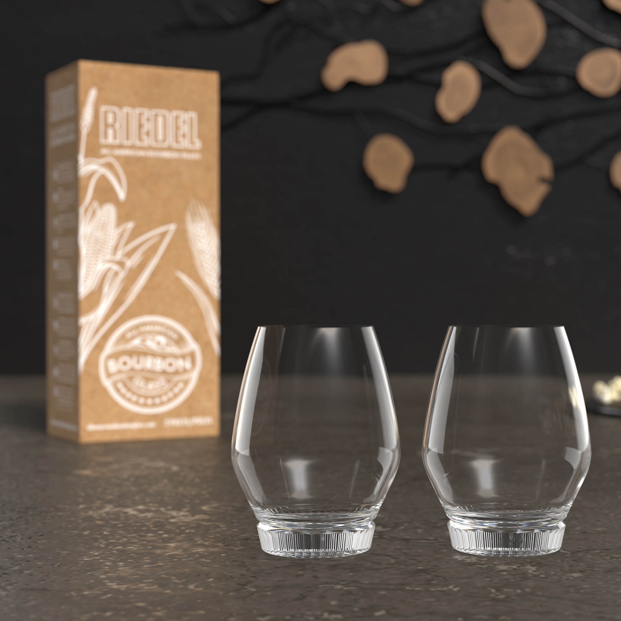 RIEDEL Serie VINUM Whisky All American Bourbon Glass 250 ml 2 Stück im Set