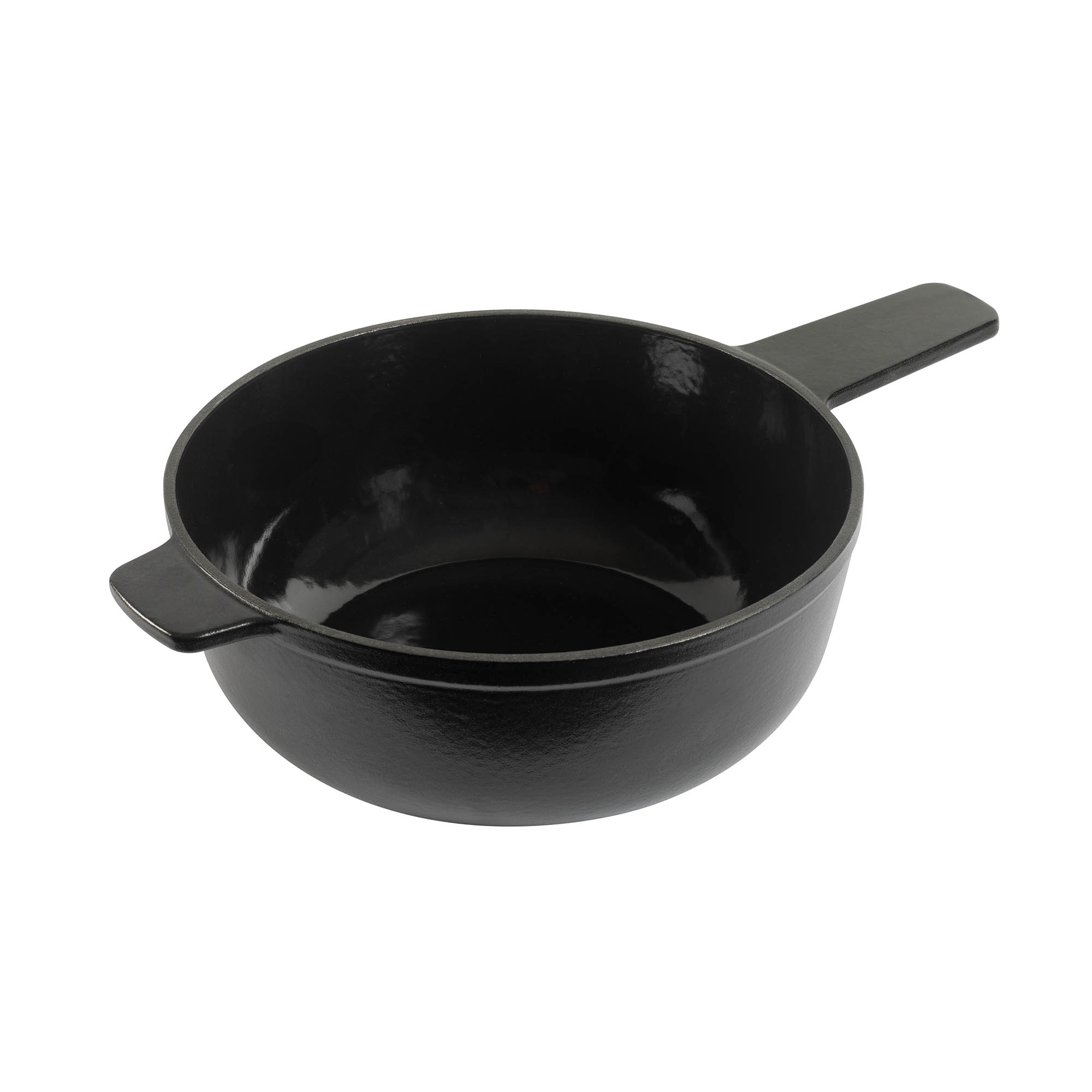 KUHN RIKON cheese fondue set ALPSTEIN cast iron 24 cm black INDUCTION fondue