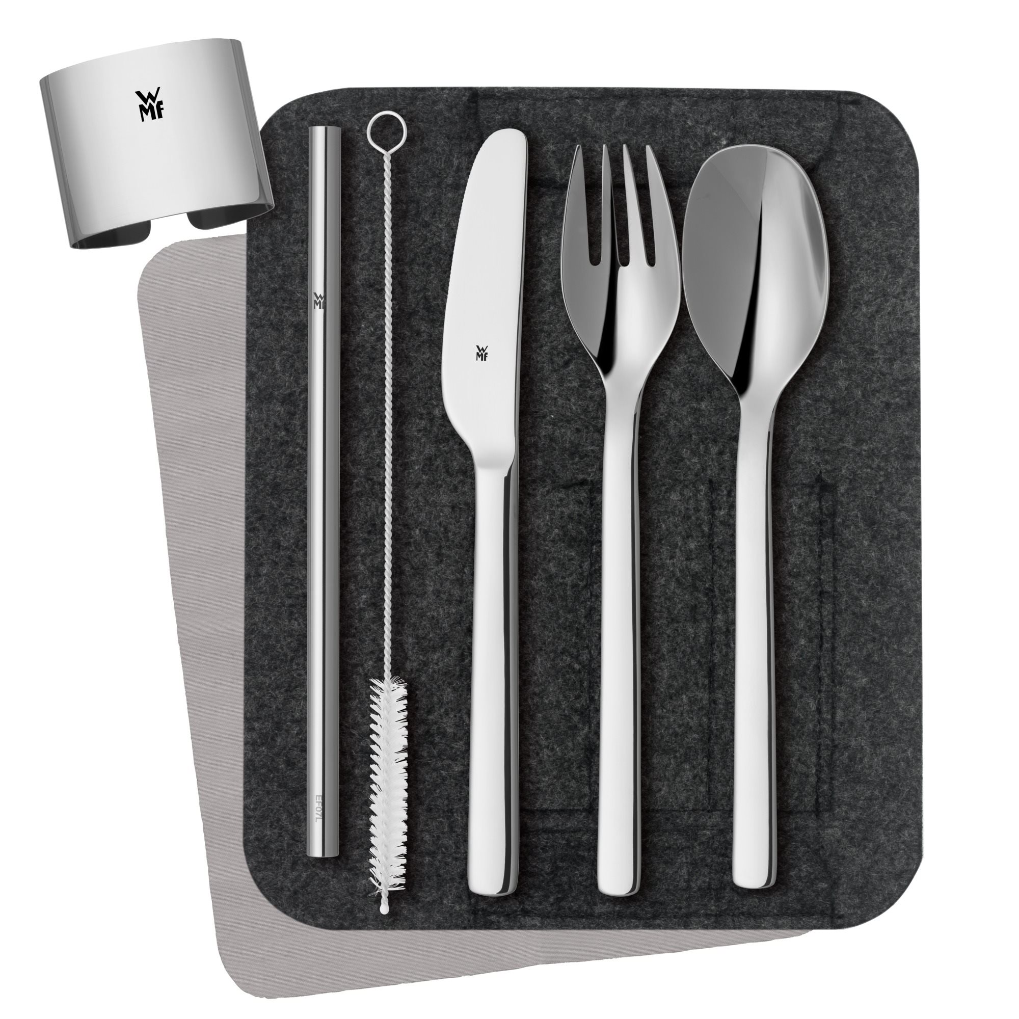 WMF Besteckset My2Go für Unterwegs 8-teilig aus Cromargan