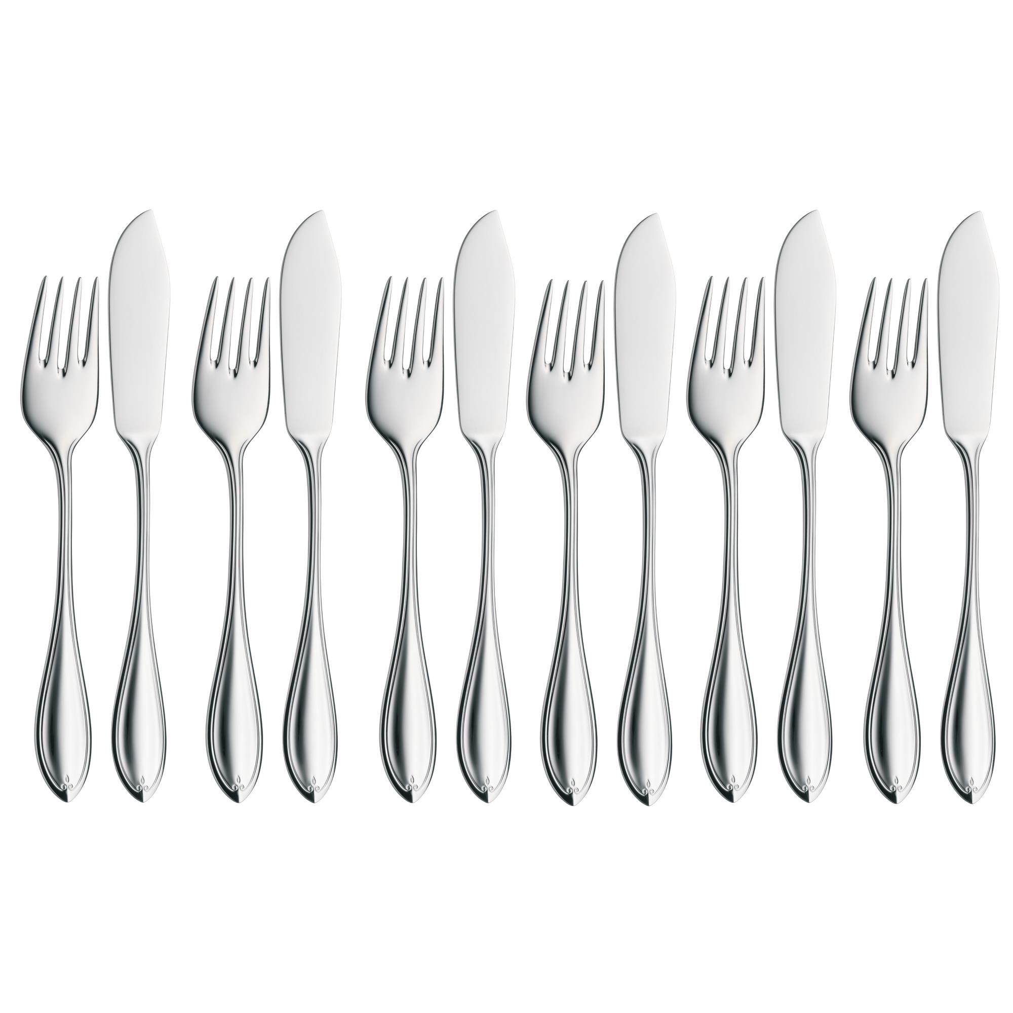 WMF Fischbesteck PREMIERE 12 teilig - Cromargan Protect