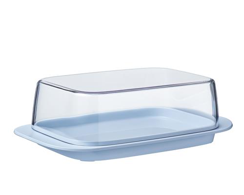 MEPAL Butterdose für 250 g-Stücke nordic blue (blau) mit transparentem Deckel