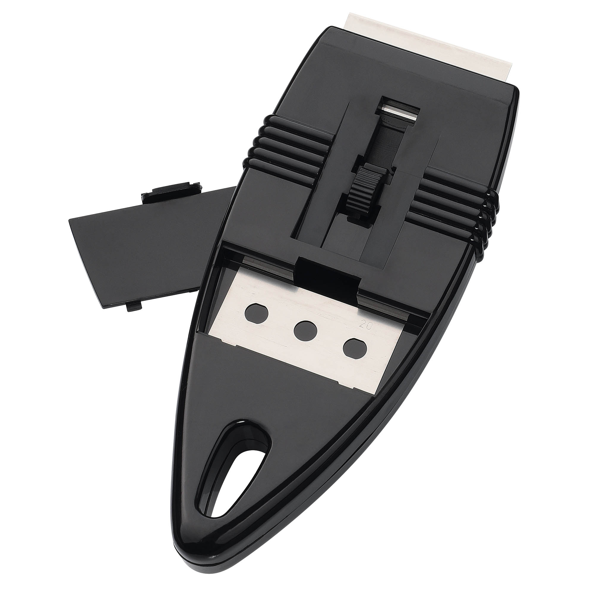 KÜCHENPROFI Glass ceramic hob scraper Black hob scraper