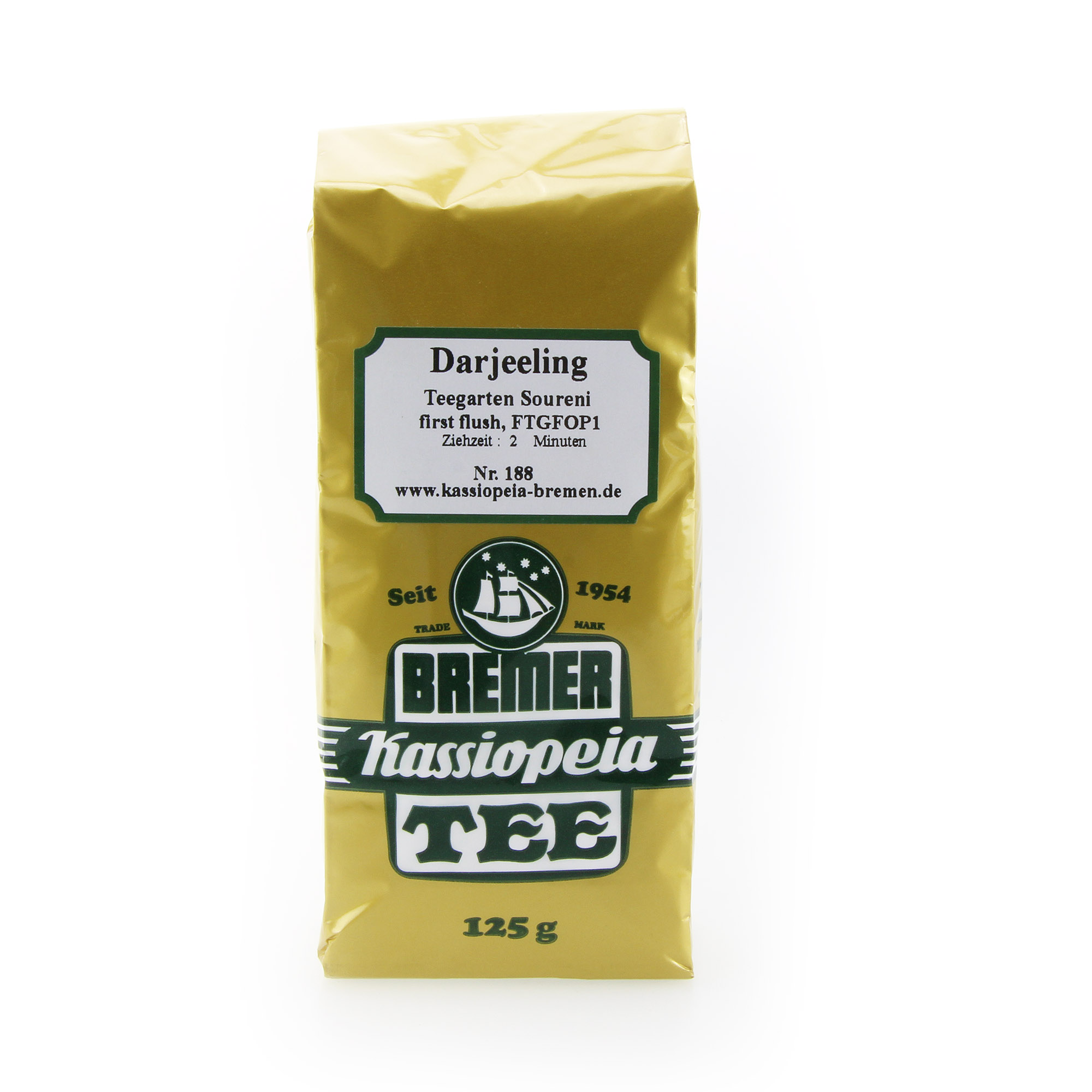 KASSIOPEIA Tee DARJEELING first flush FTGFOP1 125 g