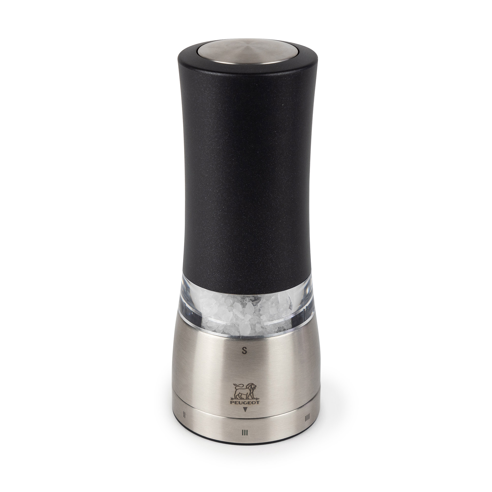 PEUGEOT Salzmühle DAMAN ELECTRIC 16 cm U'Select Z mit ZIRLION-Mahlwerk schwarz