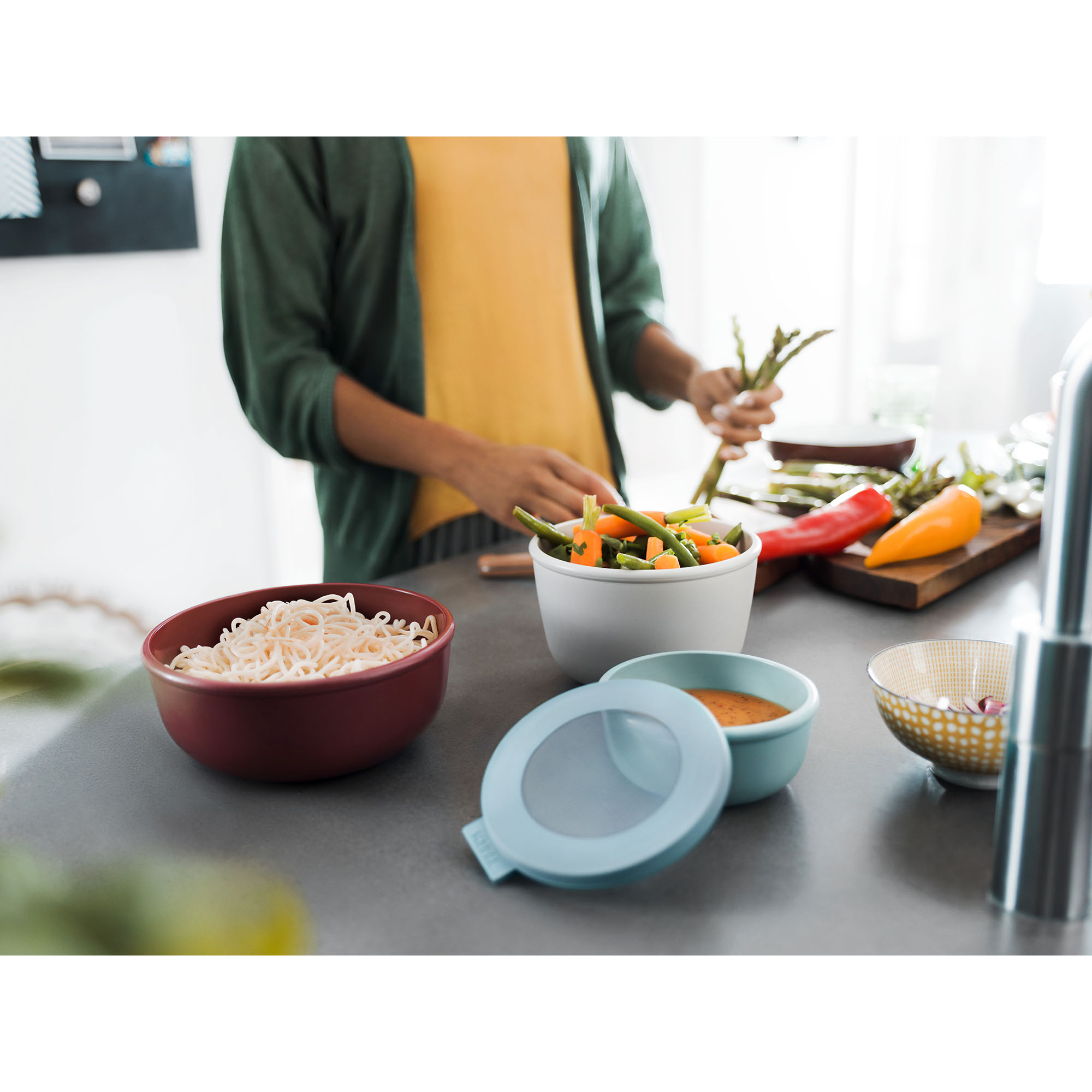 MEPAL Multischüssel CIRQULA 0,75 Liter nordic blue