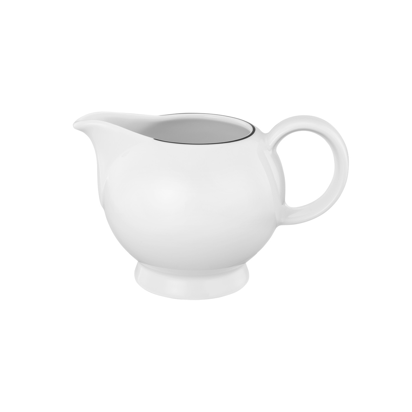 Seltmann Weiden Milchkännchen Lido Black Line, 0,23 l, (1-St), Fassungsvermögen 0,23 Liter