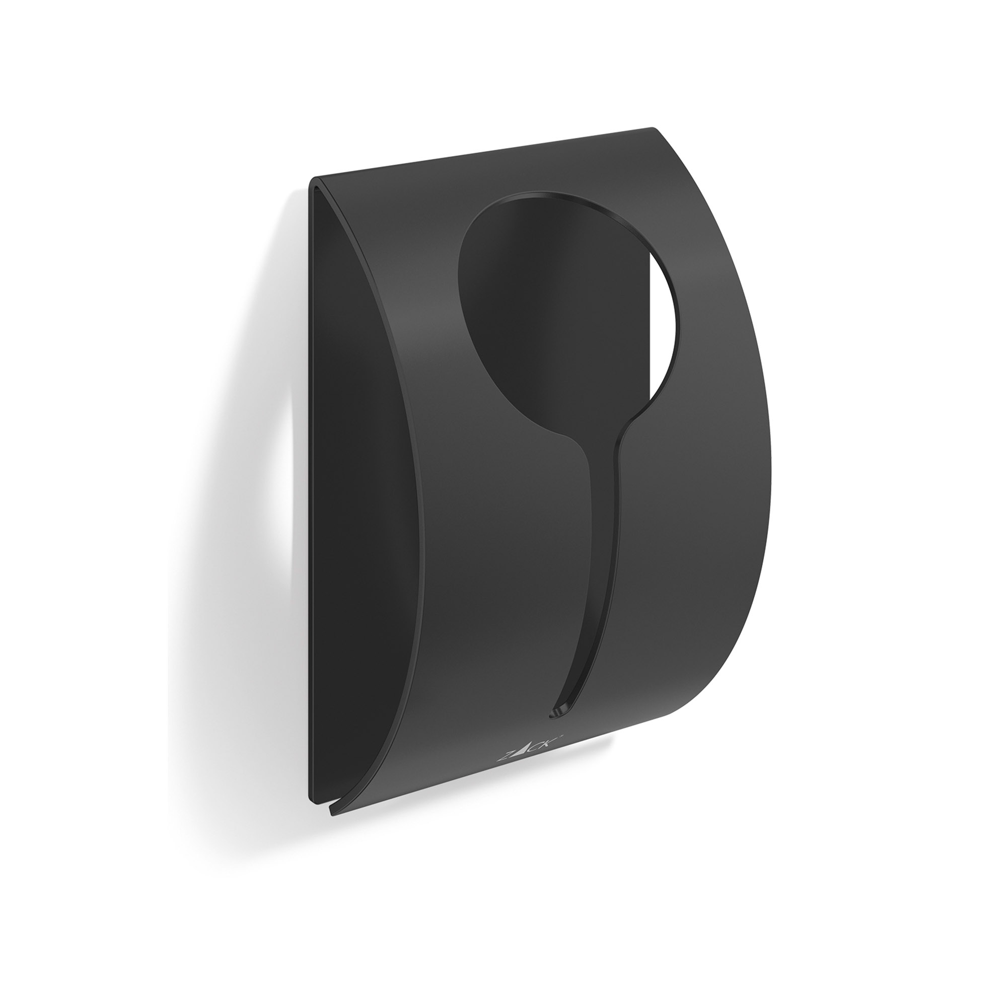 ZACK Handtuchklemme PECO selbstklebend aus Edelstahl matt schwarz