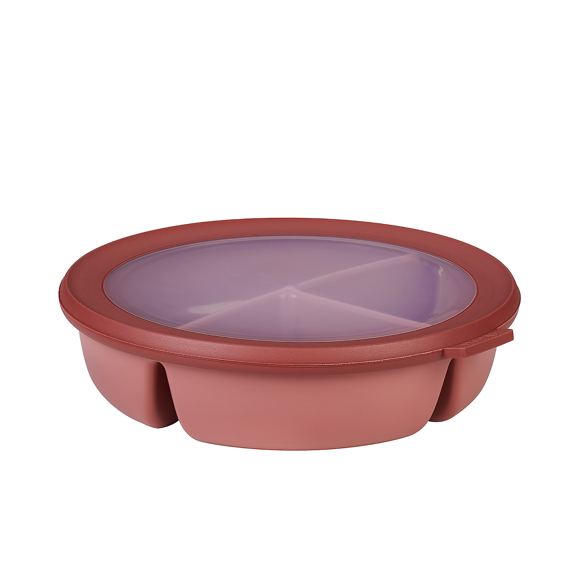 MEPAL Bento-Bowl CIRQULA 1,0 Liter dreigeteilt vivid mauve