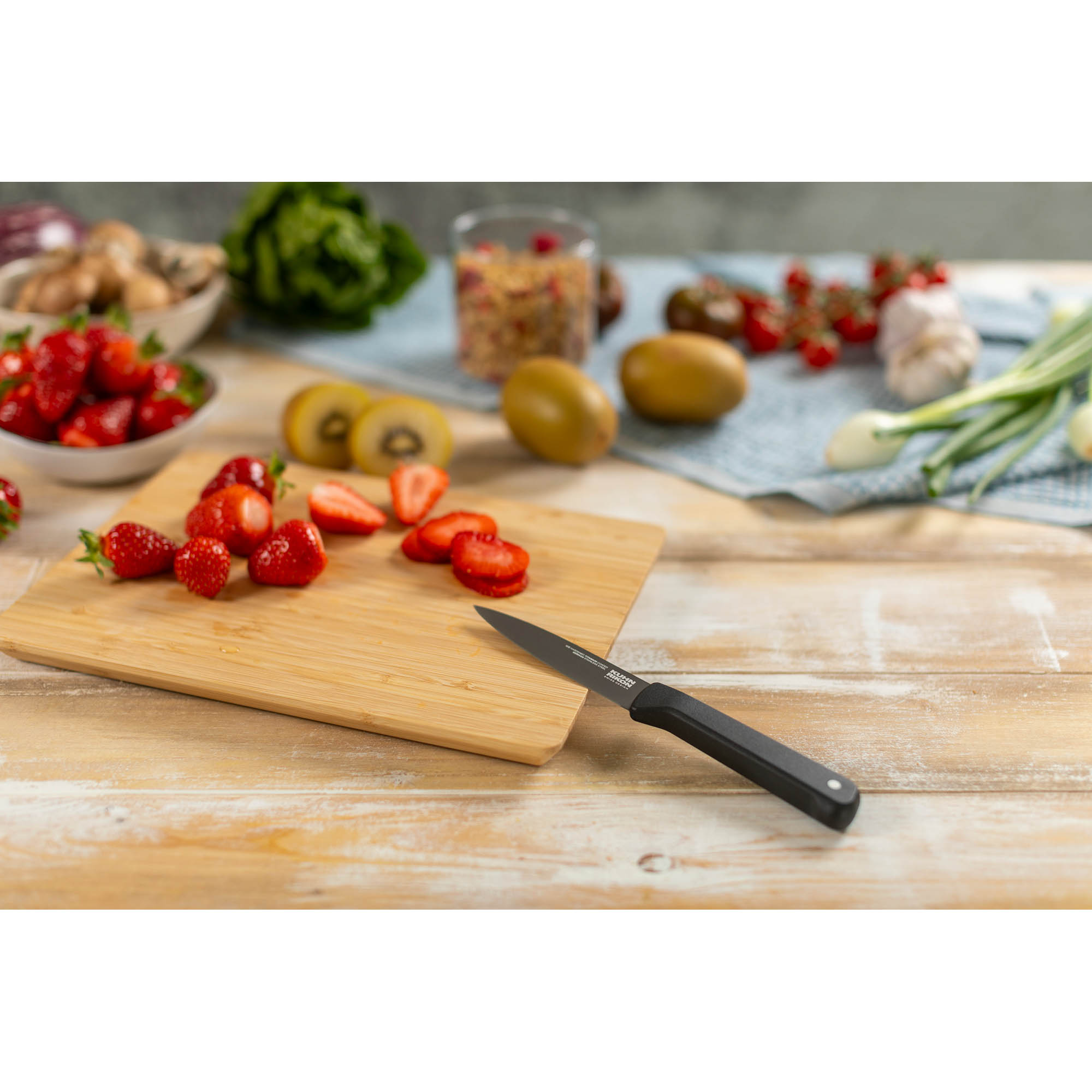 KUHN RIKON Messerserie ICED Allday-Messerset Kochmesser 20 cm + Rüstmesser 9 cm