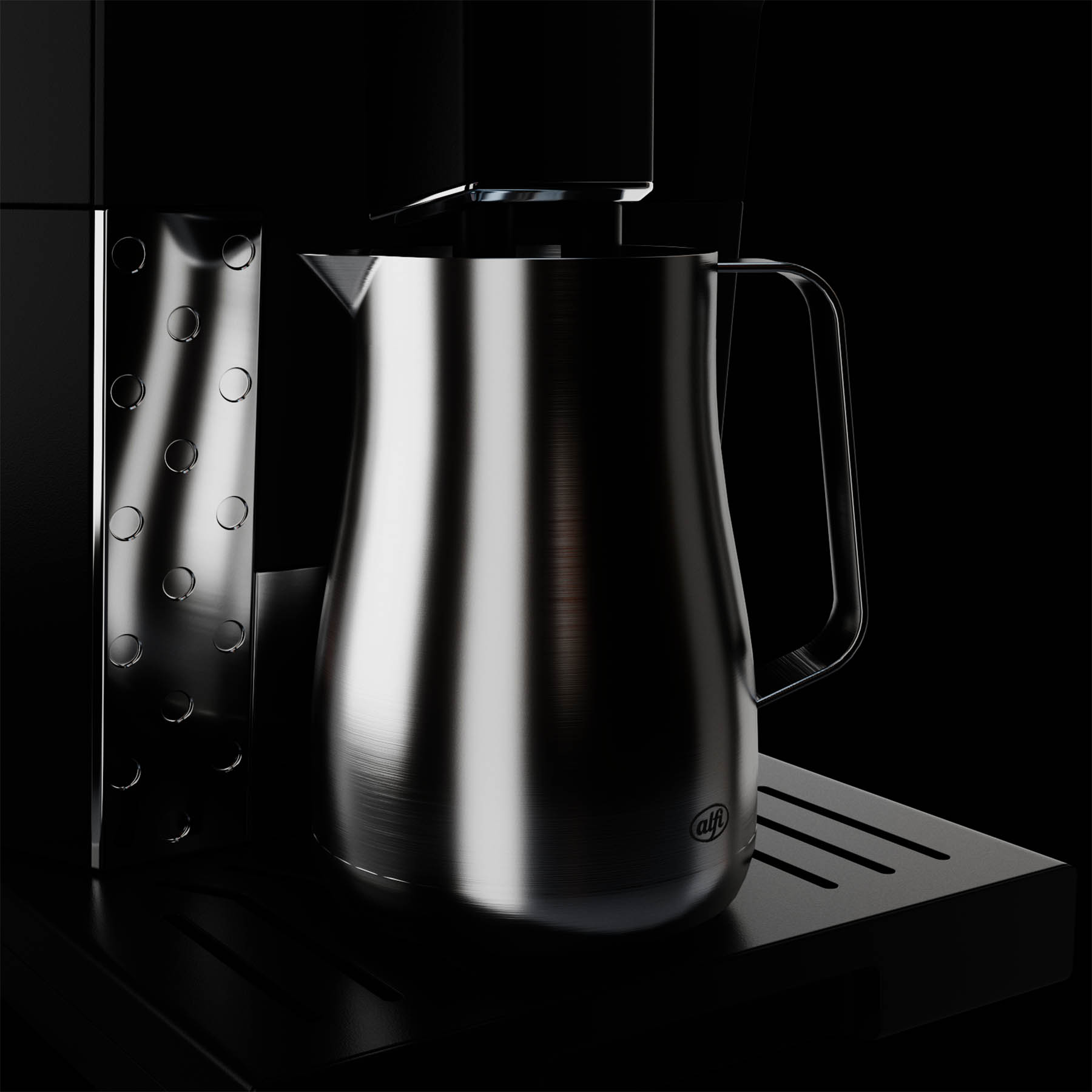 ALFI STUDIO 0.7-litre vacuum flask, matt stainless steel