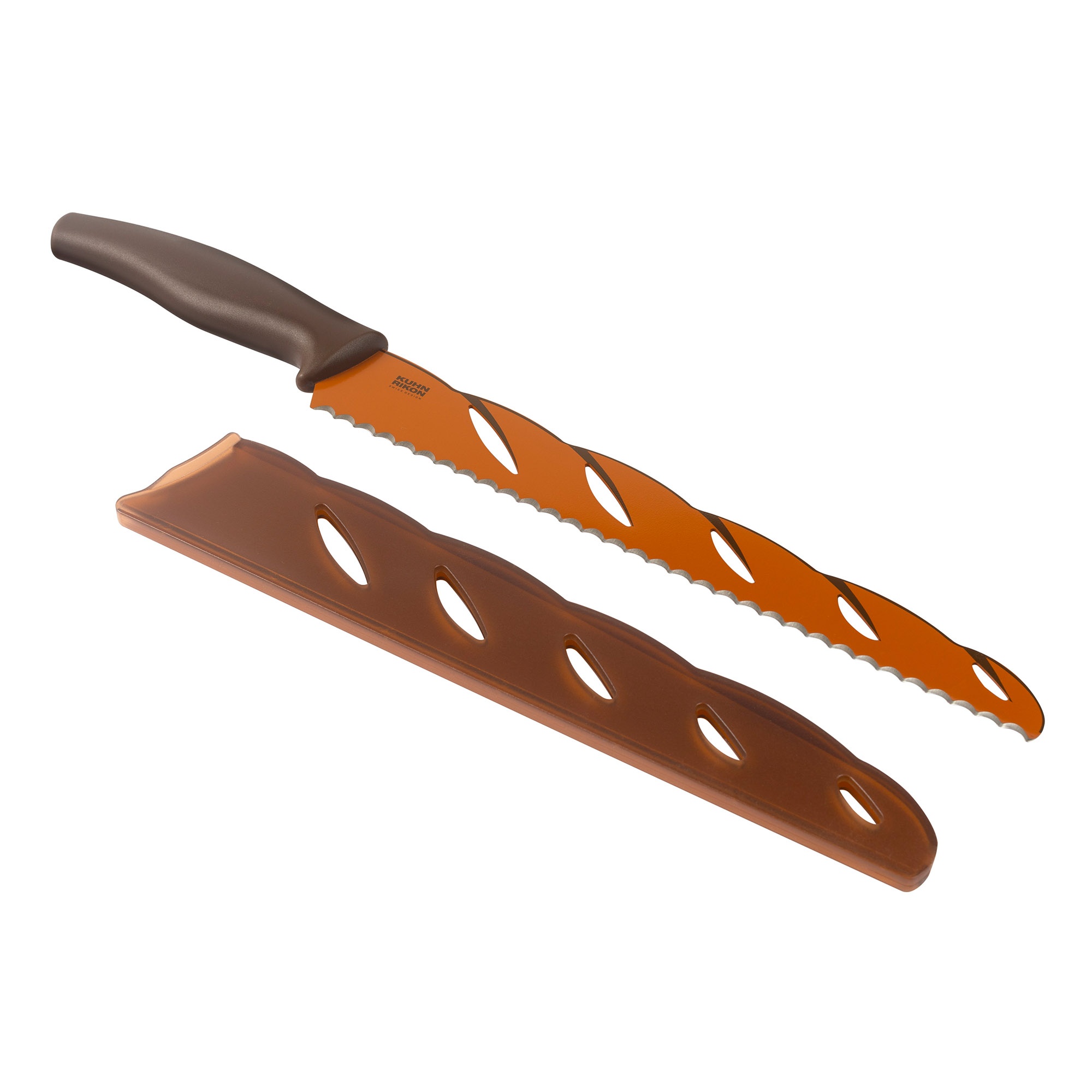 KUHN RIKON Brotmesser mit Wellenschliff Klingenlänge 26,5 cm