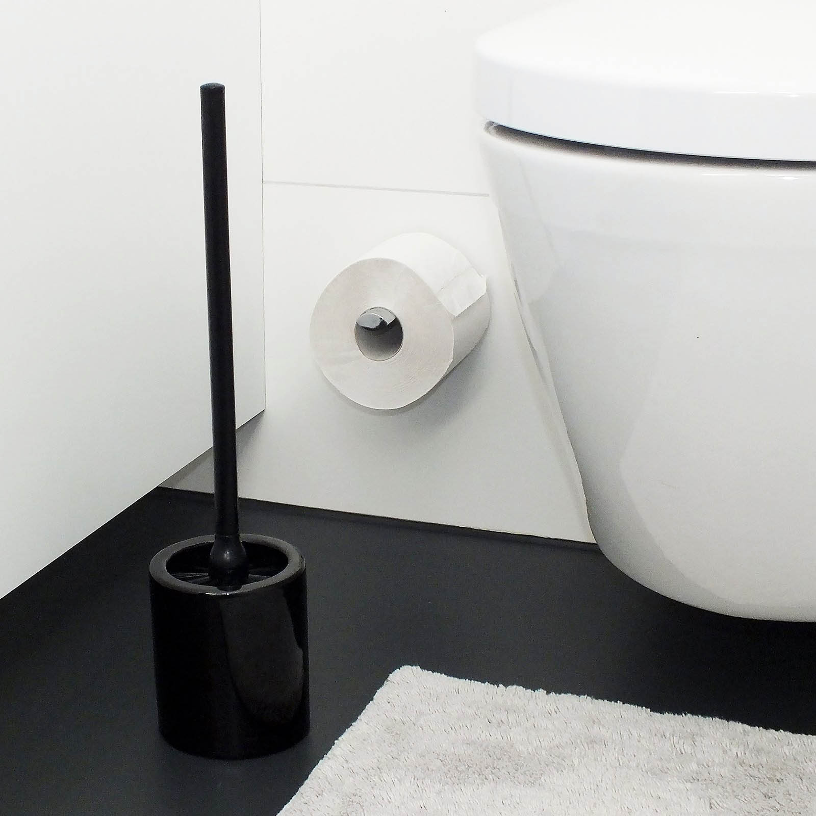 KELA WC-Garnitur Toilettenbürste MONO schwarz