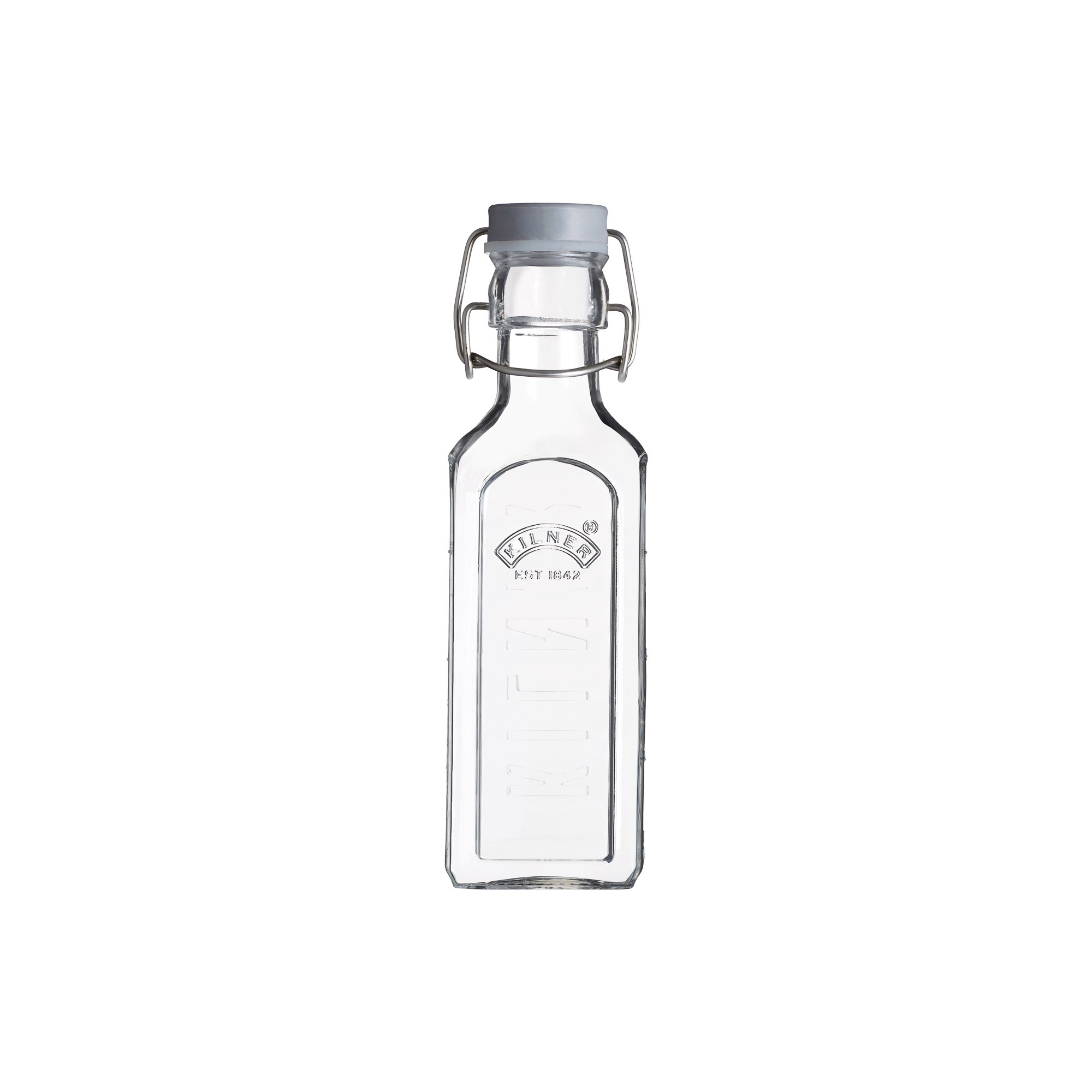 KILNER Glasflasche mit Bügelverschluss eckig 0,3 Liter