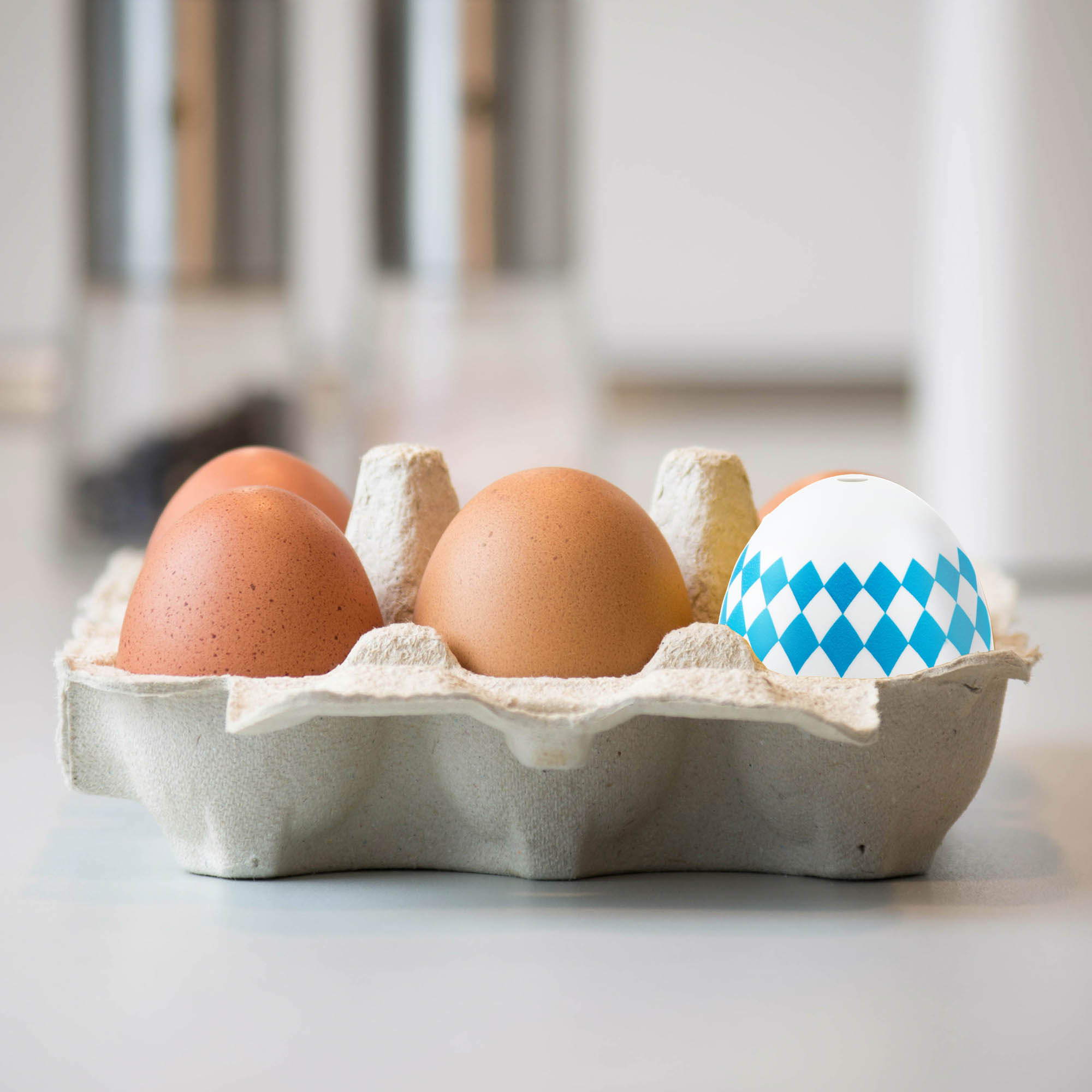 BRAINSTREAM PiepEi BAYERN Eieruhr zum Mitkochen für 3 Härtegrade