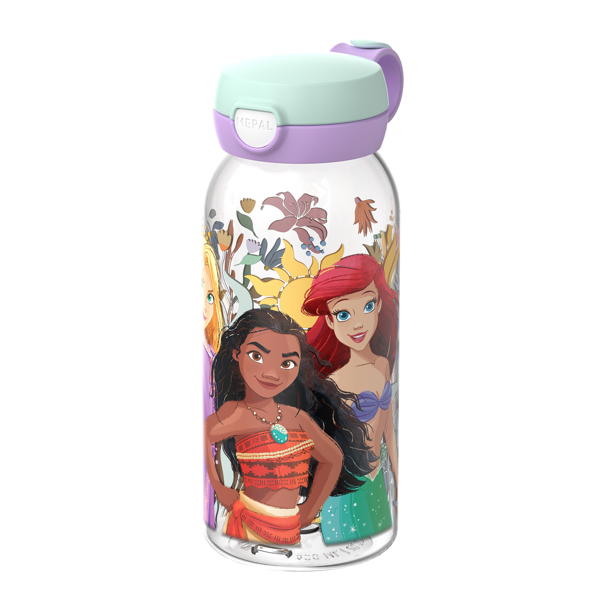 MEPAL Trinkflasche mit Klappdeckel CAMPUS 0,6 Liter Motiv PRINCESS POWER