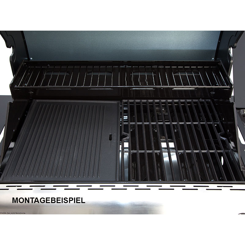 ALLGRILL cast iron grill plate / plancha for gas barbecue FESTIVAL
