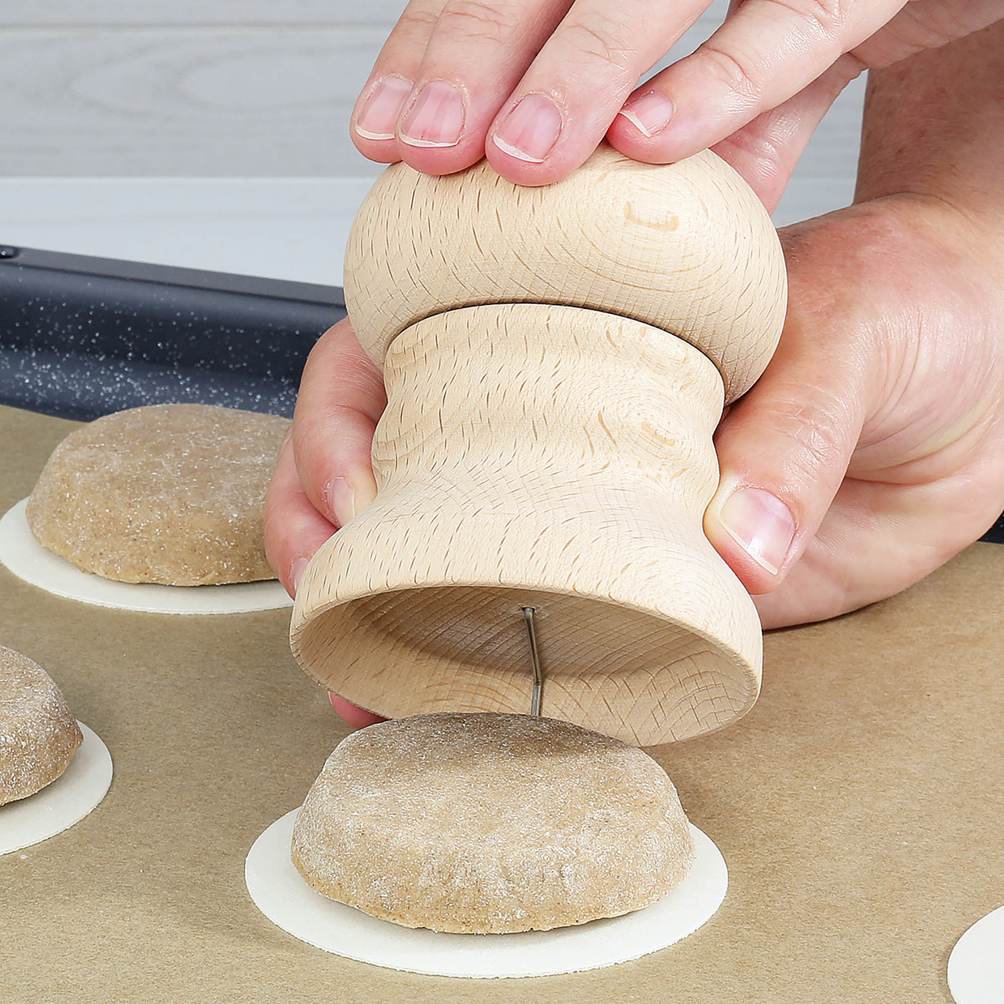 KÜCHENPROFI Lebkuchenformer NÜRNBERG Ø 5 cm Lebkuchenmühle Gebäckmühle