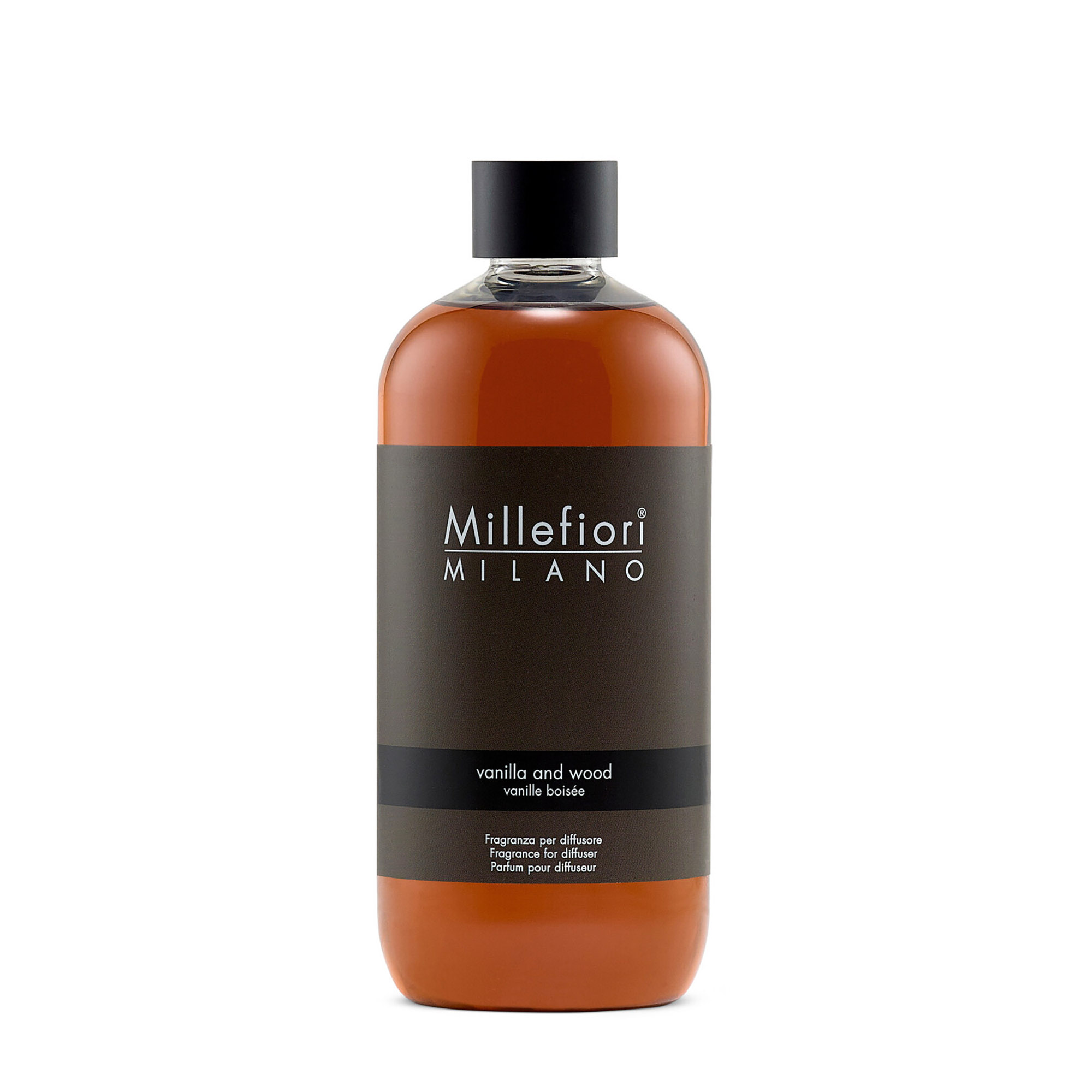 MILLEFIORI MILANO Raumduft Diffuser Nachfüllflasche 500 ml VANILLA & WOOD