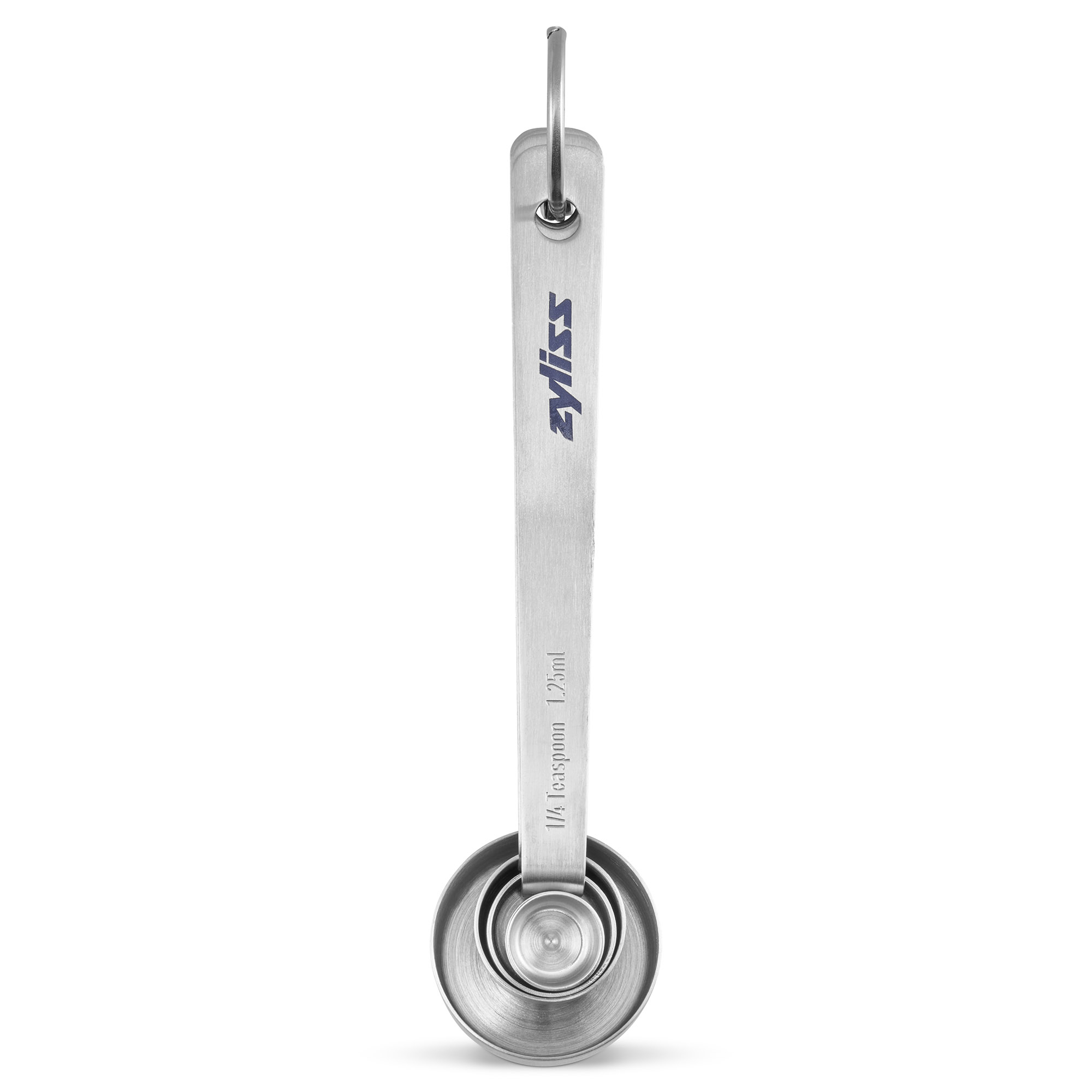 ZYLISS Messlöffel-Set aus Edelstahl mit 4 Größen von 1,25 ml bis 15 ml
