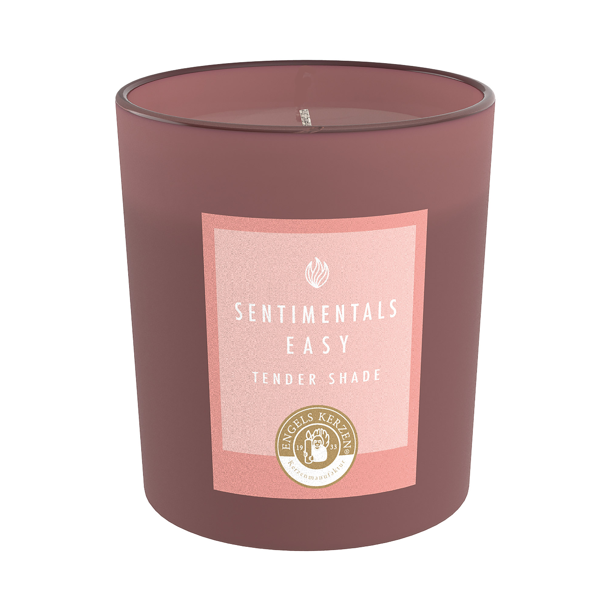 ENGELS CANDLES Scented candle in a glass jar SENTIMENTALS EASY Tender Shade 150 g