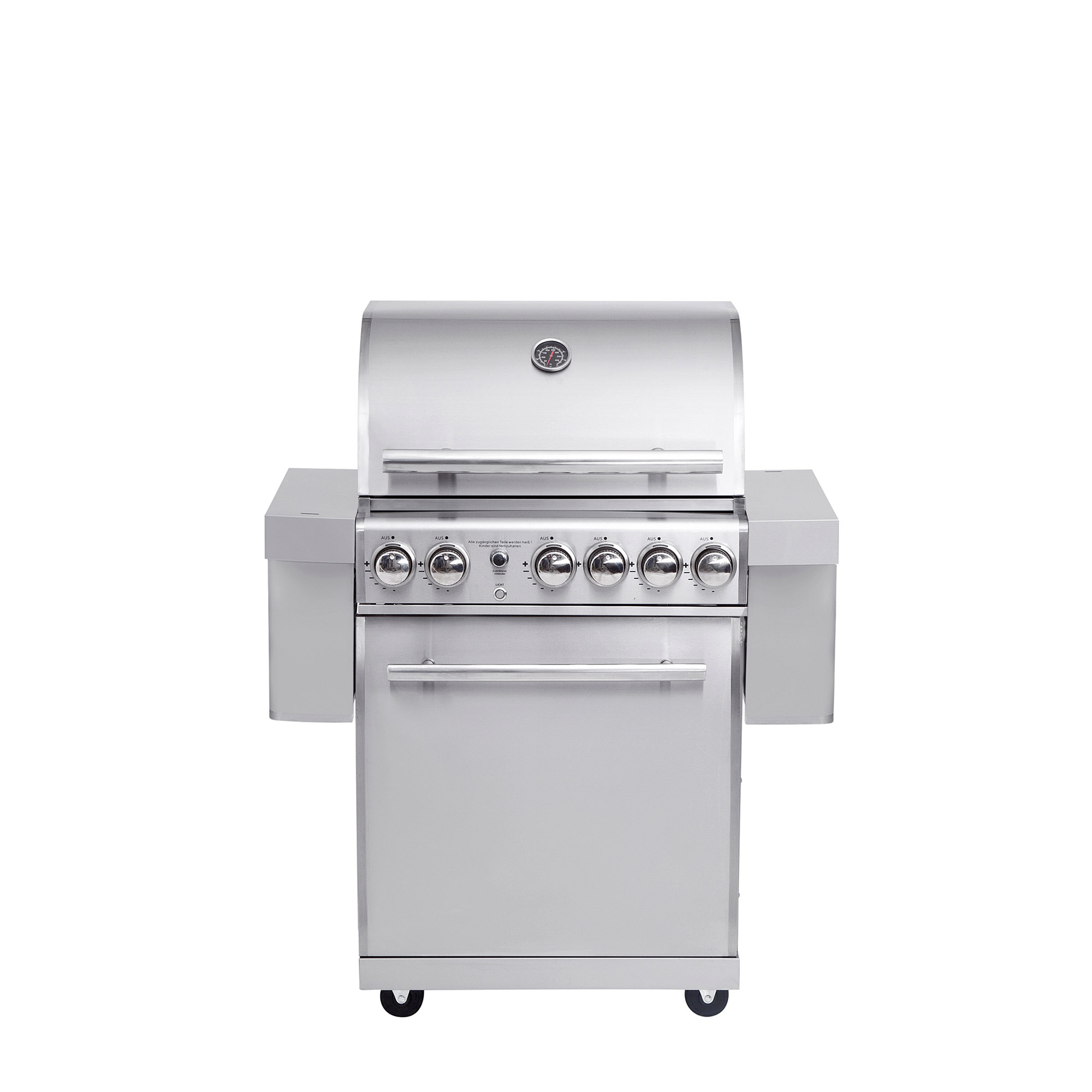 ALLGRILL gas grill CHEF M stainless steel with steak zone, backburner and air system SUMMER OFFER