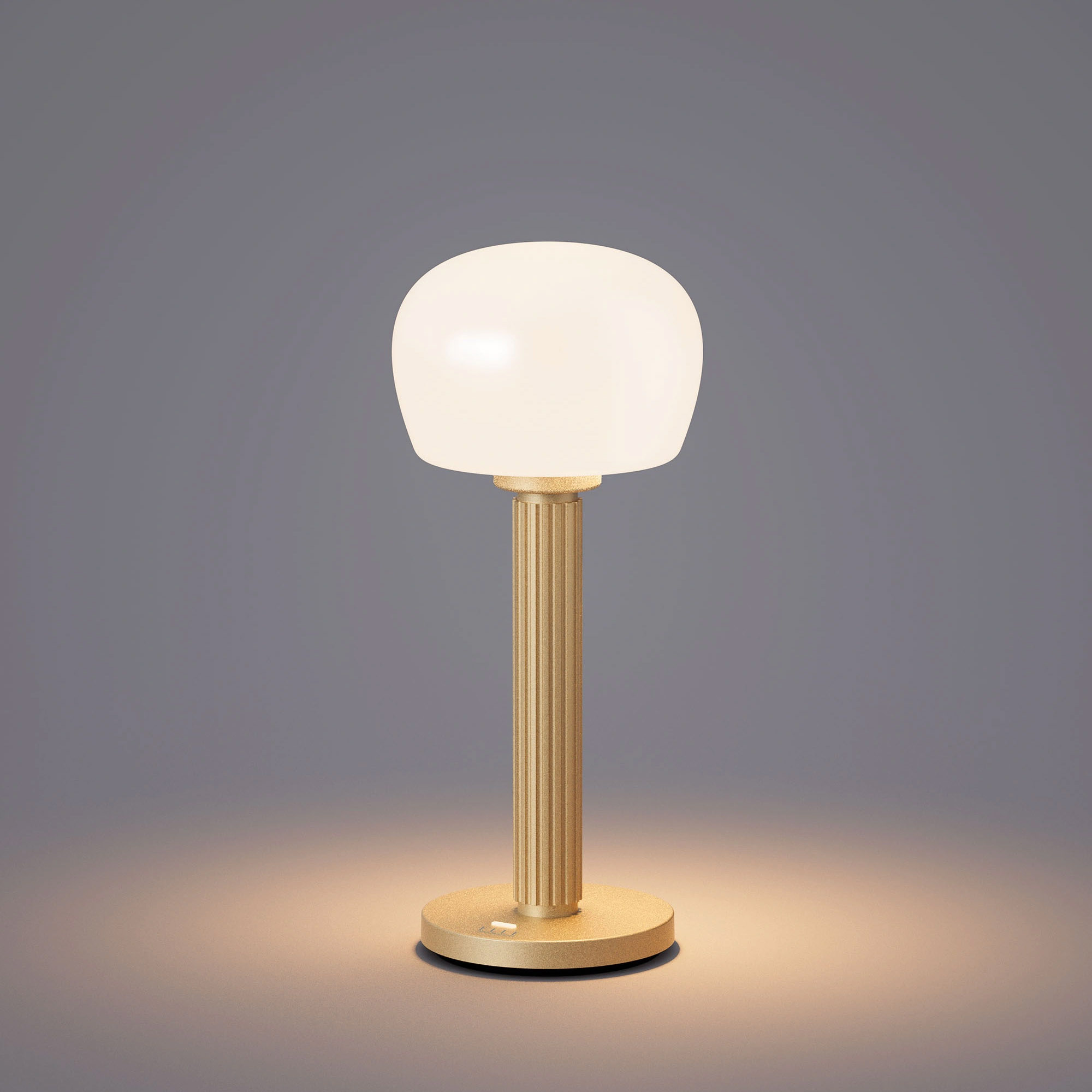 ELLE DECORATION Akku-LED-Tischleuchte VENDOME gold matt