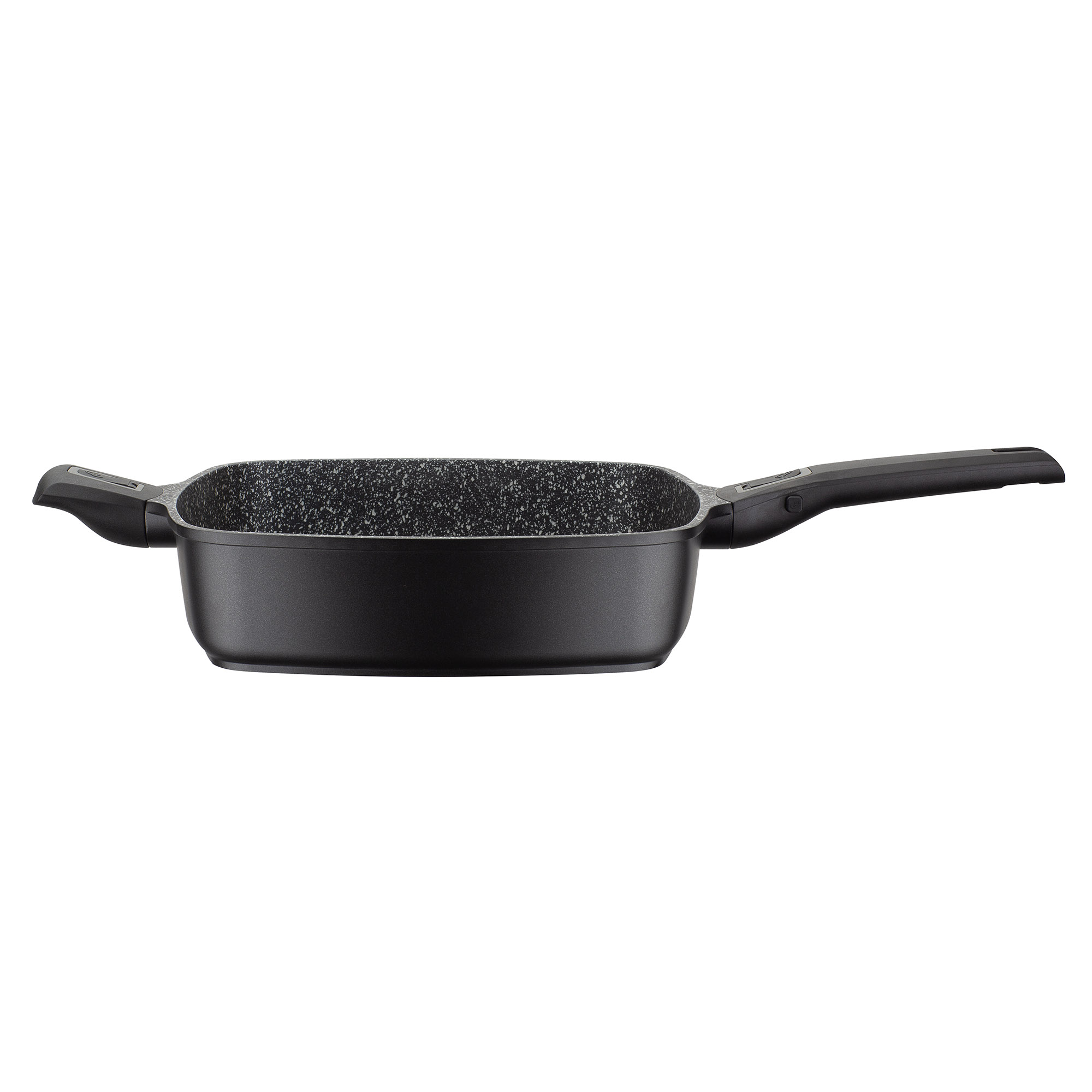 GSW Bratpfanne EASY CLICK QUADURA 28 cm eckig Antihaft mit abnehmbarem Griff
