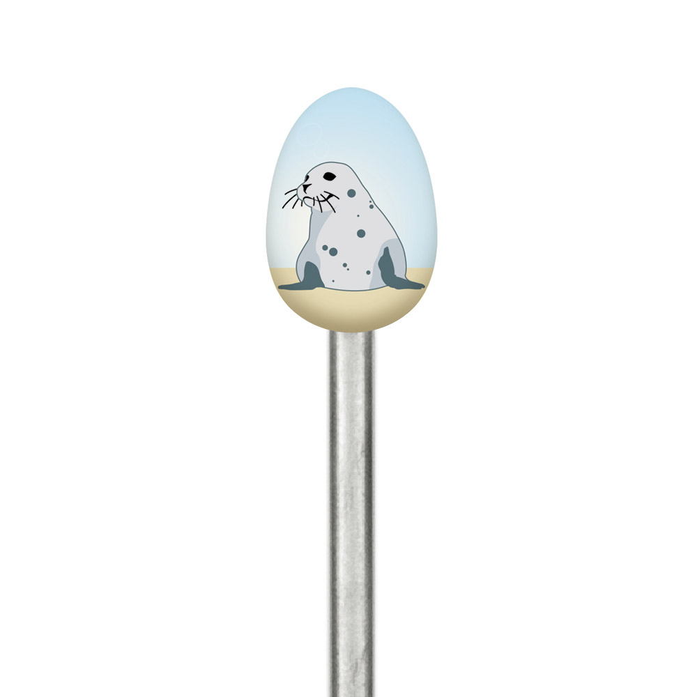 TAKE2 Eierköpfer Eieröffner CLACK Nordlicht-Edition Motiv ROBBE