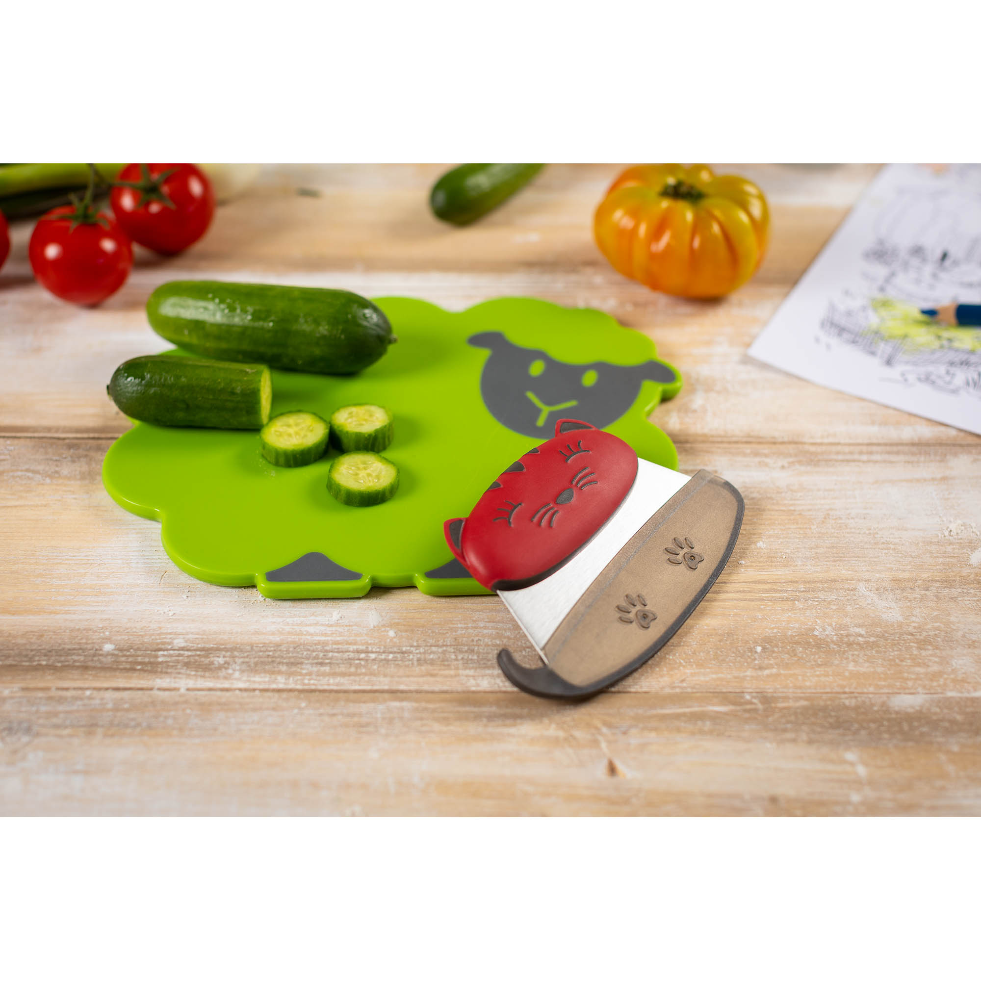 KUHN RIKON kinderkitchen Wiegemesser Katze